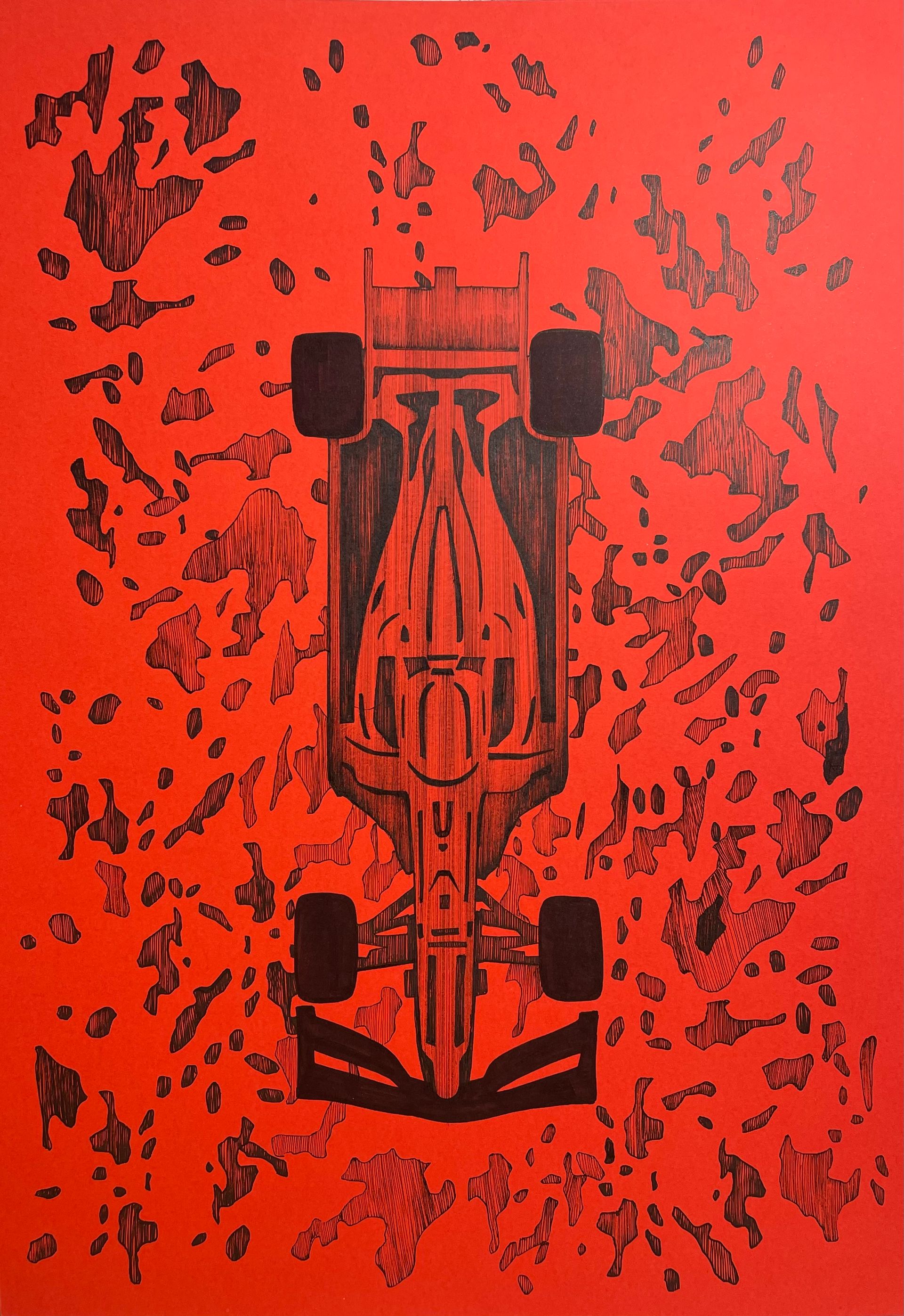 Виктория Никулочкина (Авторская графика - 
                  29.7 x 42 см) F1