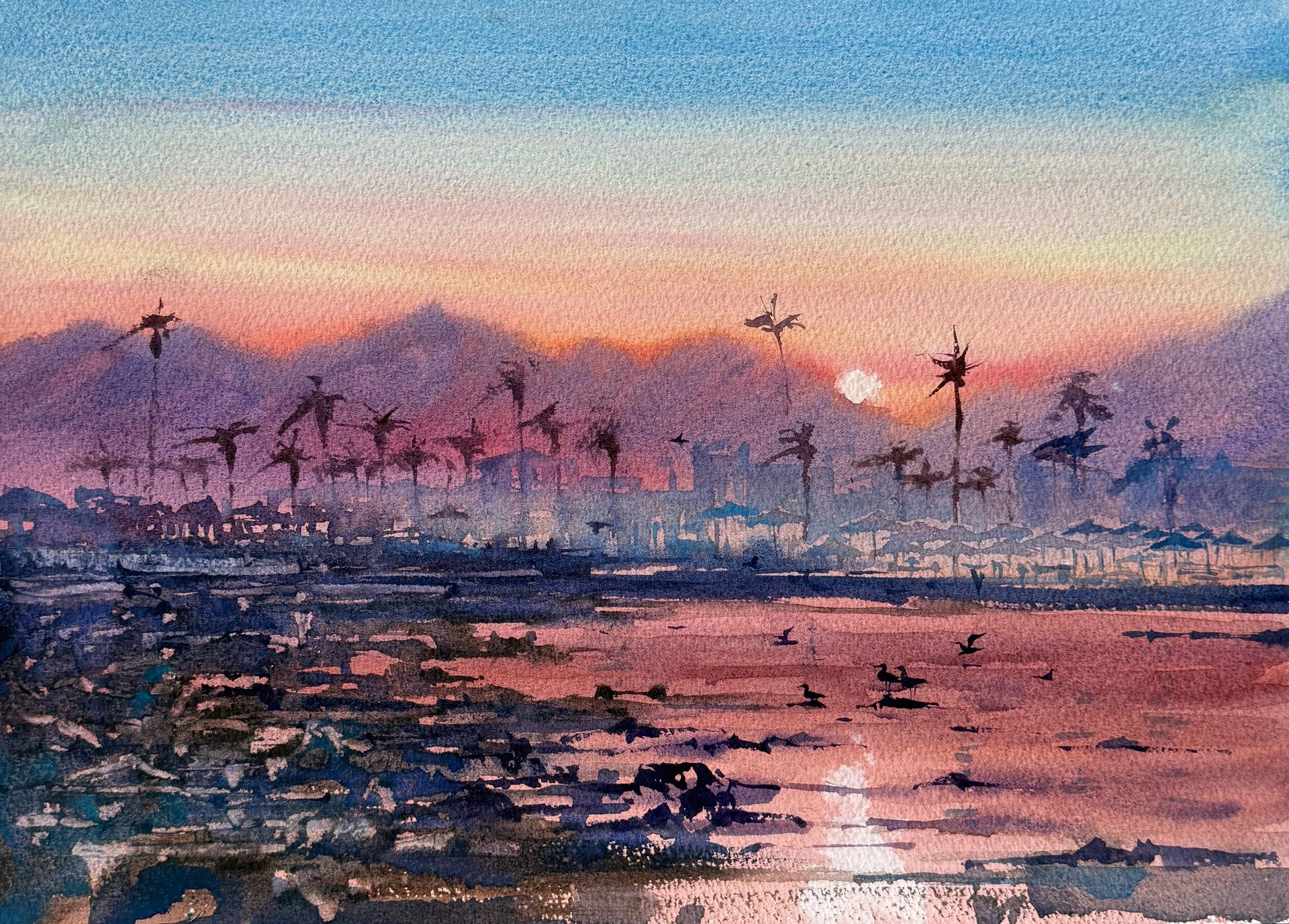Жанна Губина (Авторская графика - 
                  36 x 26 см) Отлив