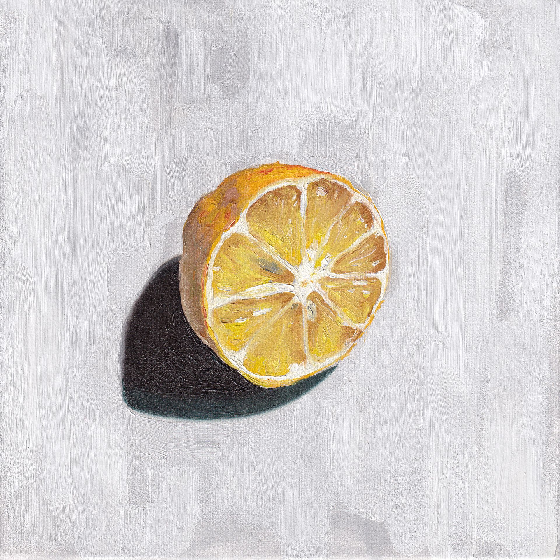Стас Воробьёв (Картина, живопись - 
                  20 x 20 см) Лимон