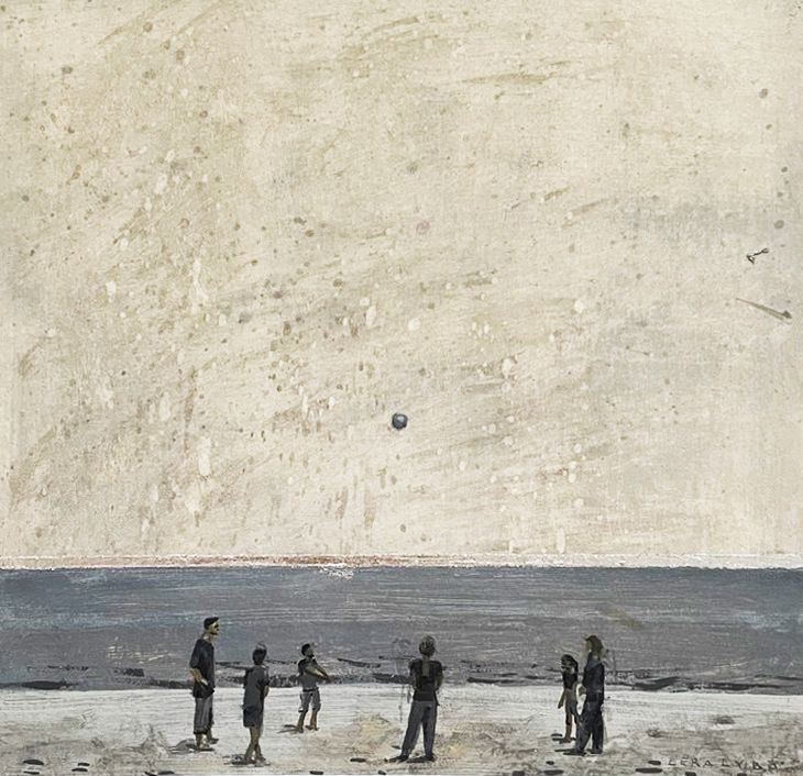 Лера Лыба (Авторская графика - 
                  20 x 20 см) Игра