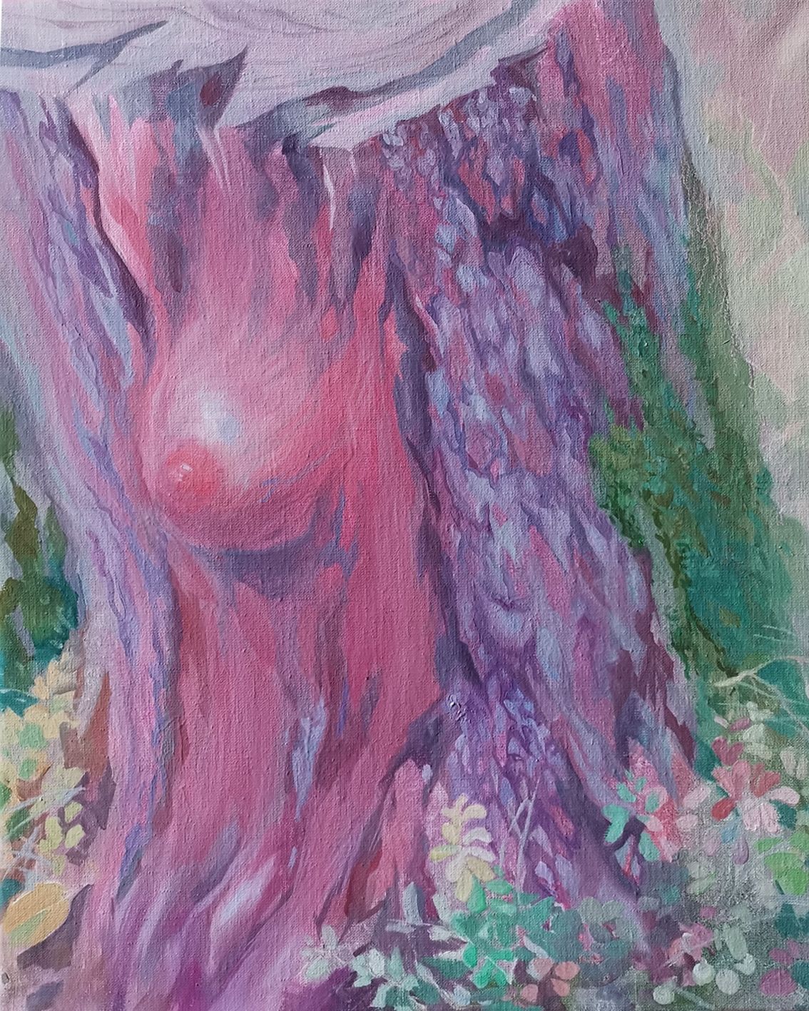 Полина Суровова (Картина, живопись - 
                  40 x 50 см) Мох