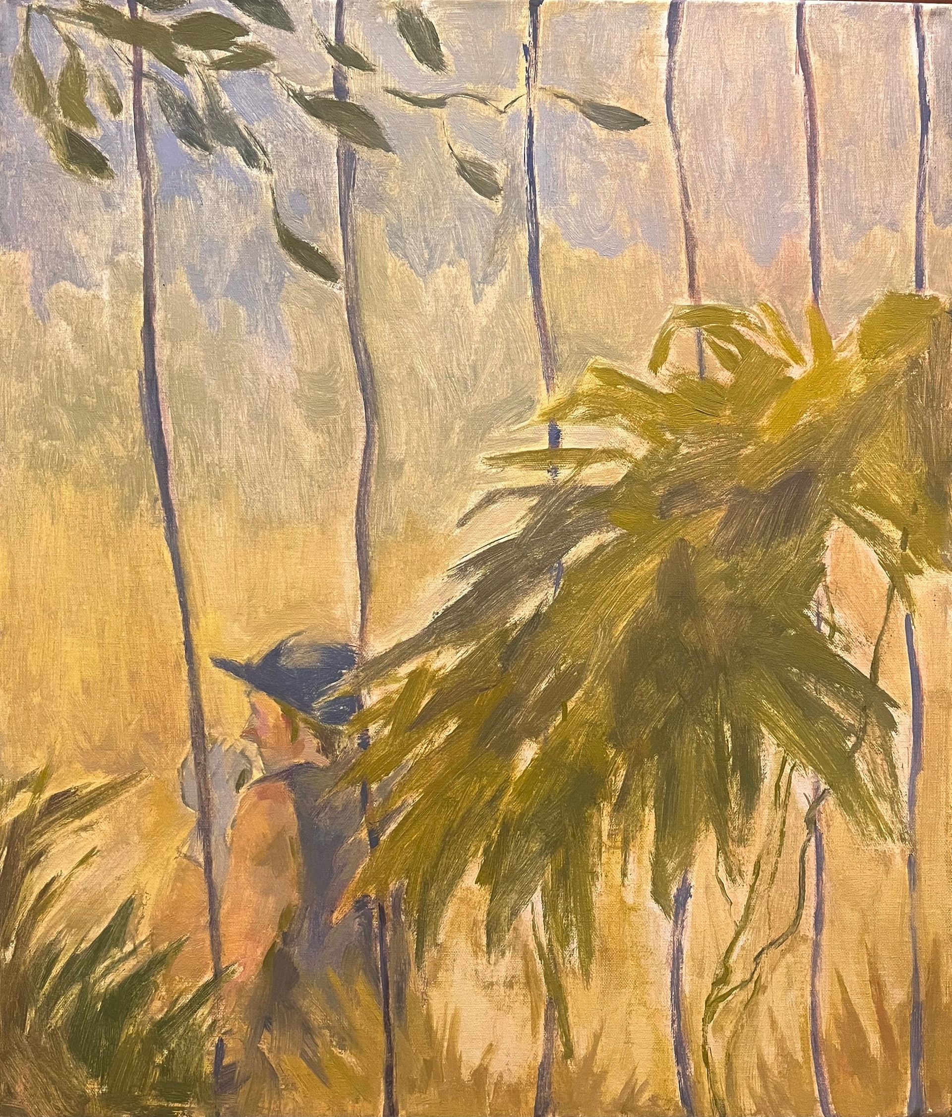 Софья Василевская (Картина, живопись - 
                  60 x 70 см) За решеткой