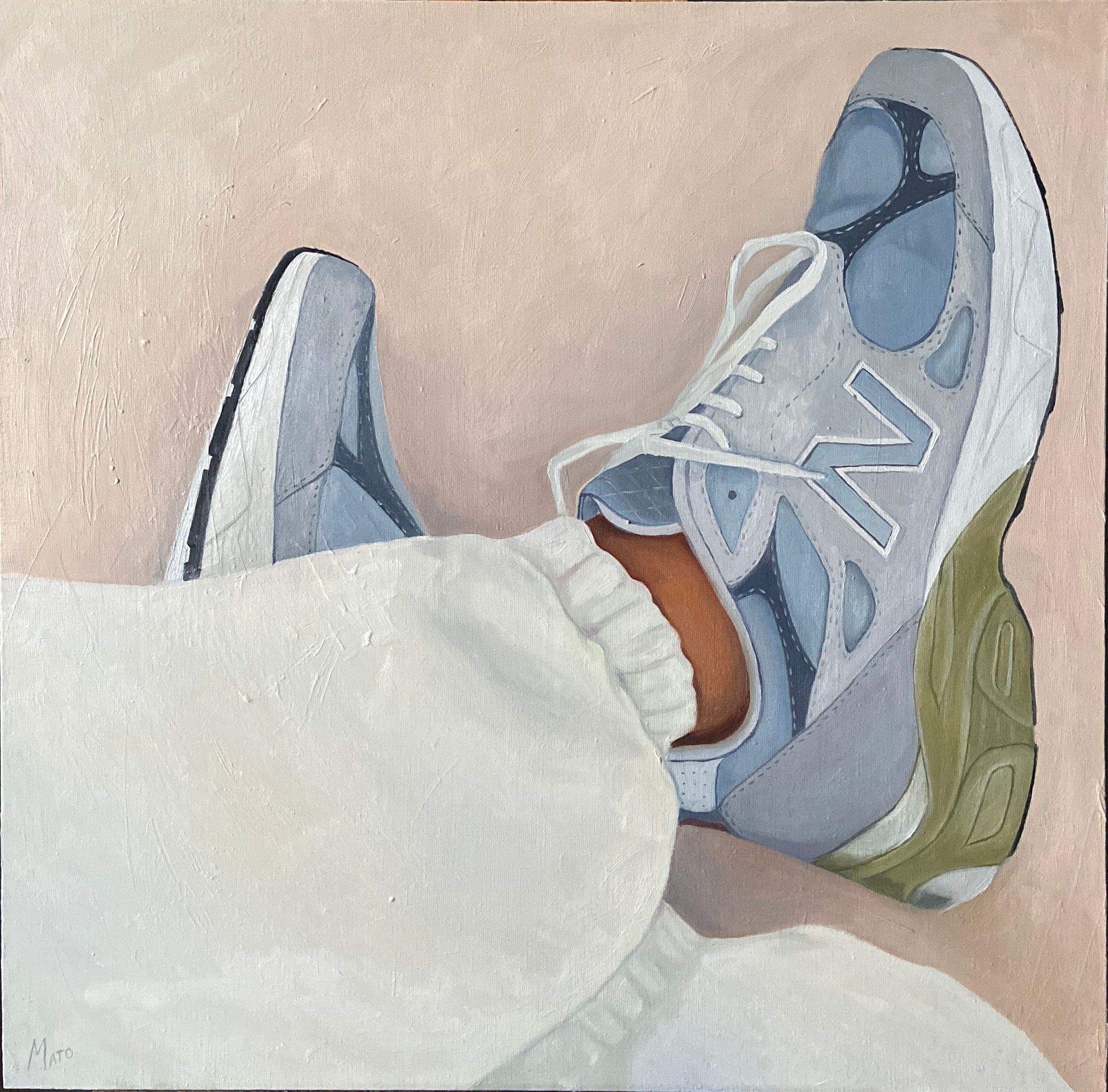 Александра Мато (Картина, живопись - 
                  80 x 80 см) New Balance 990v3