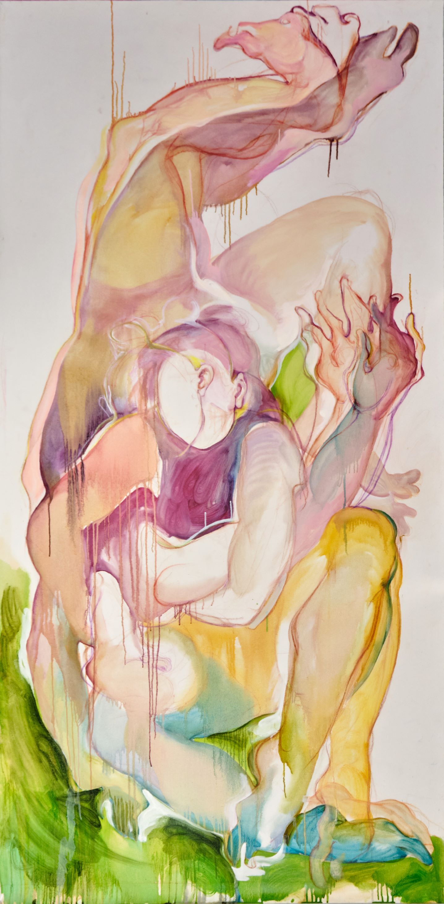 Алиса Горелова (Картина, живопись - 
                  106.5 x 220 см) Теснота