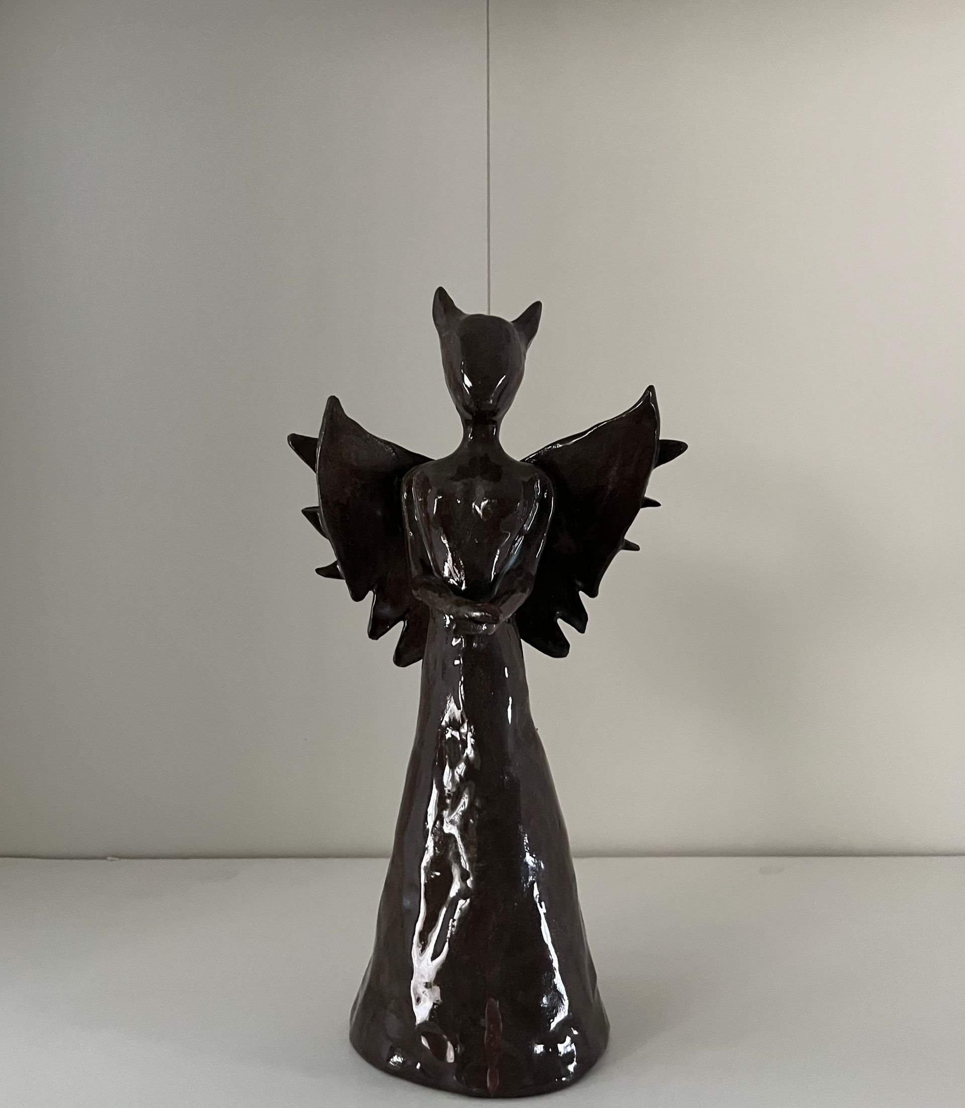 lena lena (Скульптура - 
                  14 x 25 см) Подсвечник-скульптура Кошка