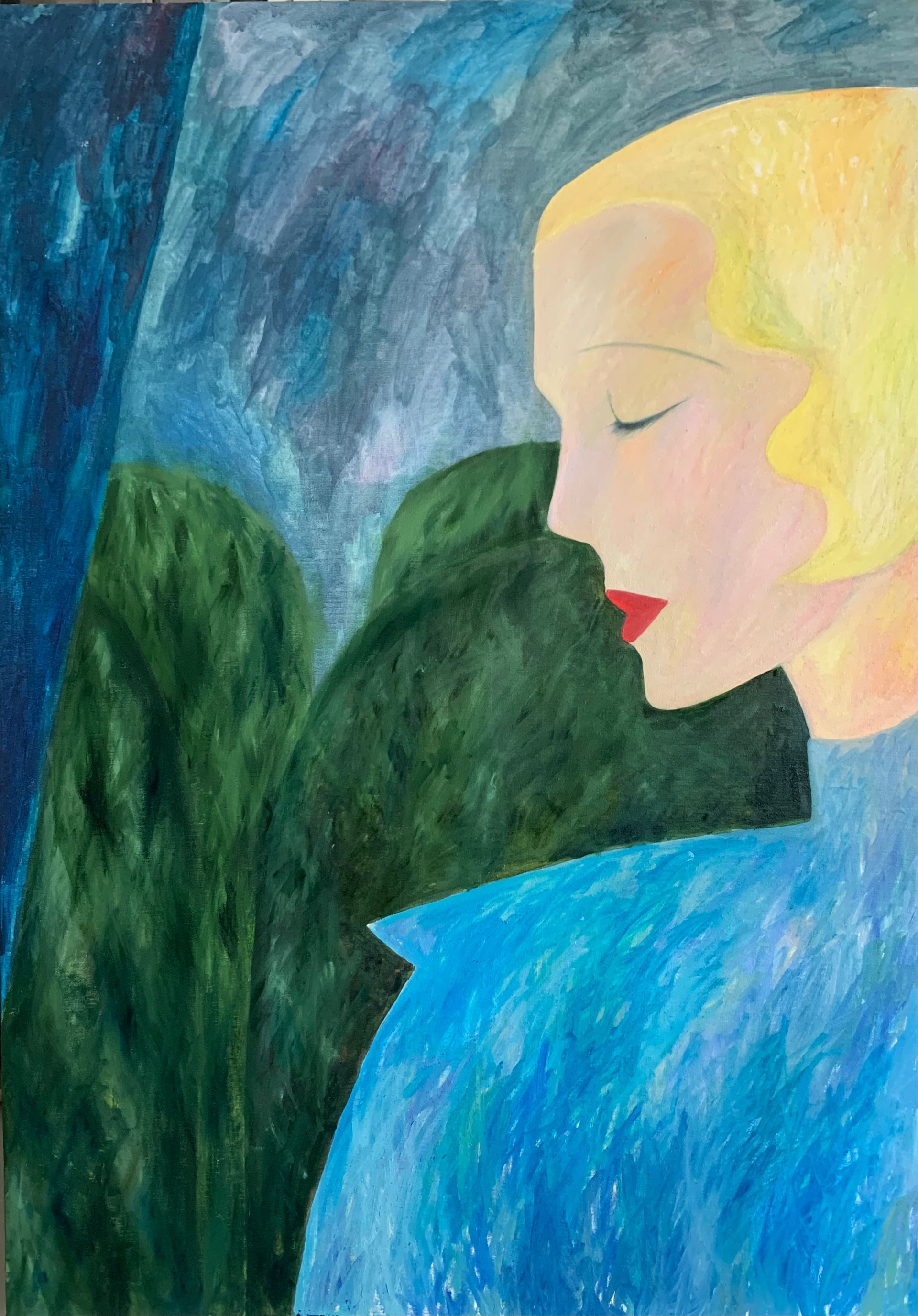 Елизавета Вербицкая (Картина, живопись - 
                  70 x 100 см) Третий сон Анны