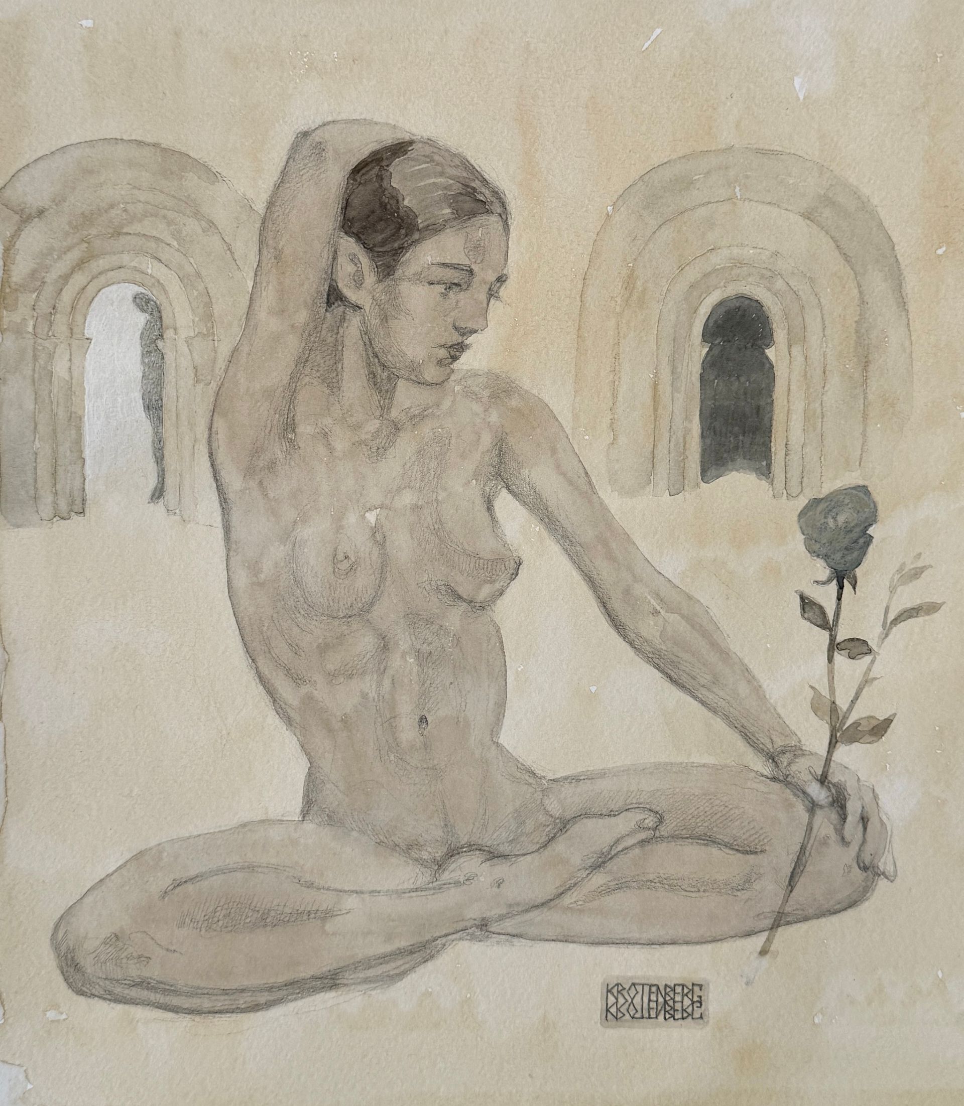 KROTENBERG (Авторская графика - 
                  25 x 28 см) Иллюзия выбора