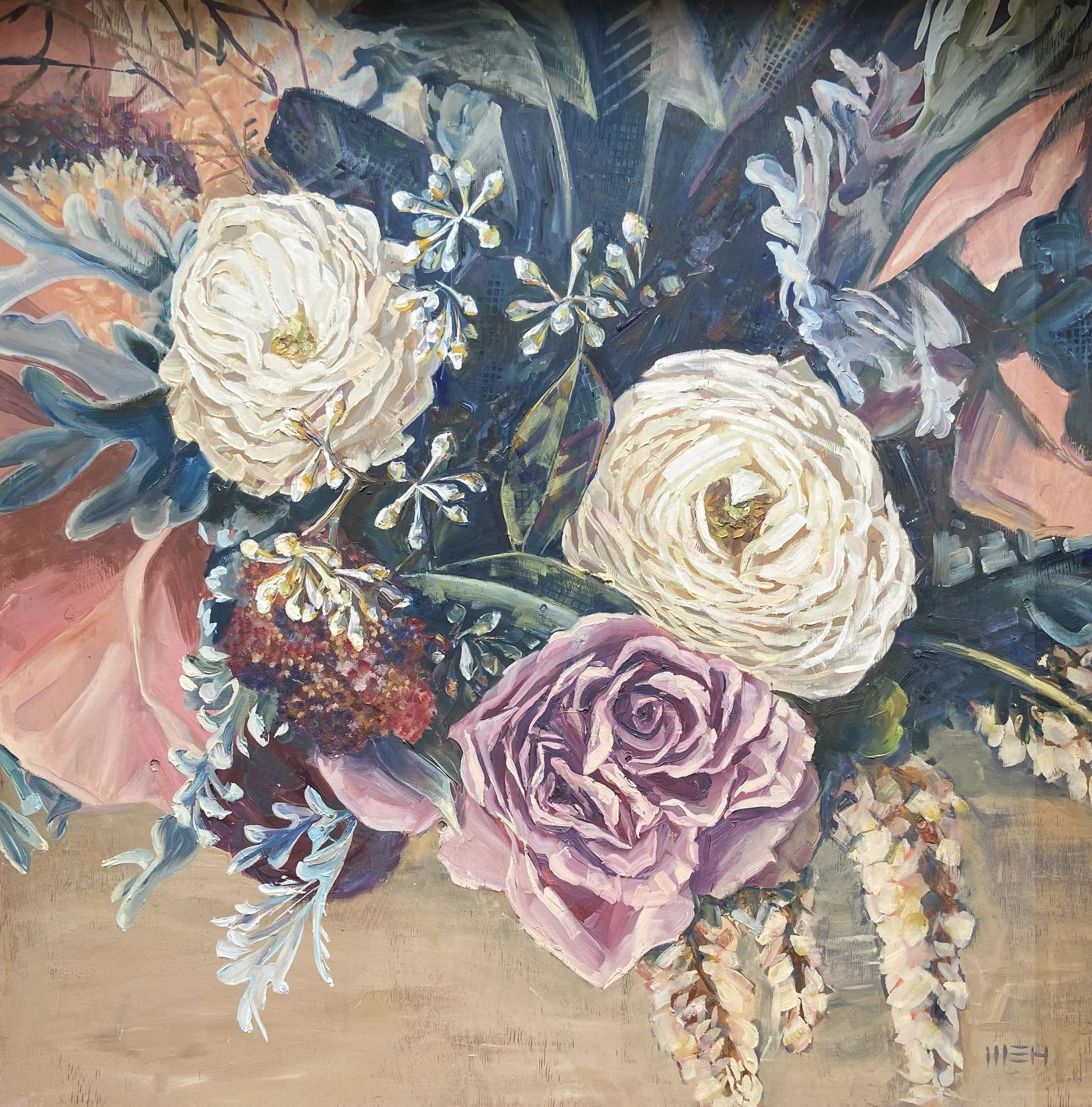 Алёна Шамайко (Картина, живопись - 
                  76 x 76 см) Цветочная пыльца