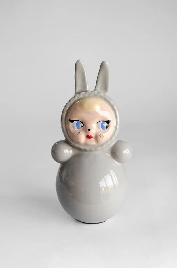 Ирина Веселова (Объект - 
                  12 x 20 см) Неваляшка Марта Зайка