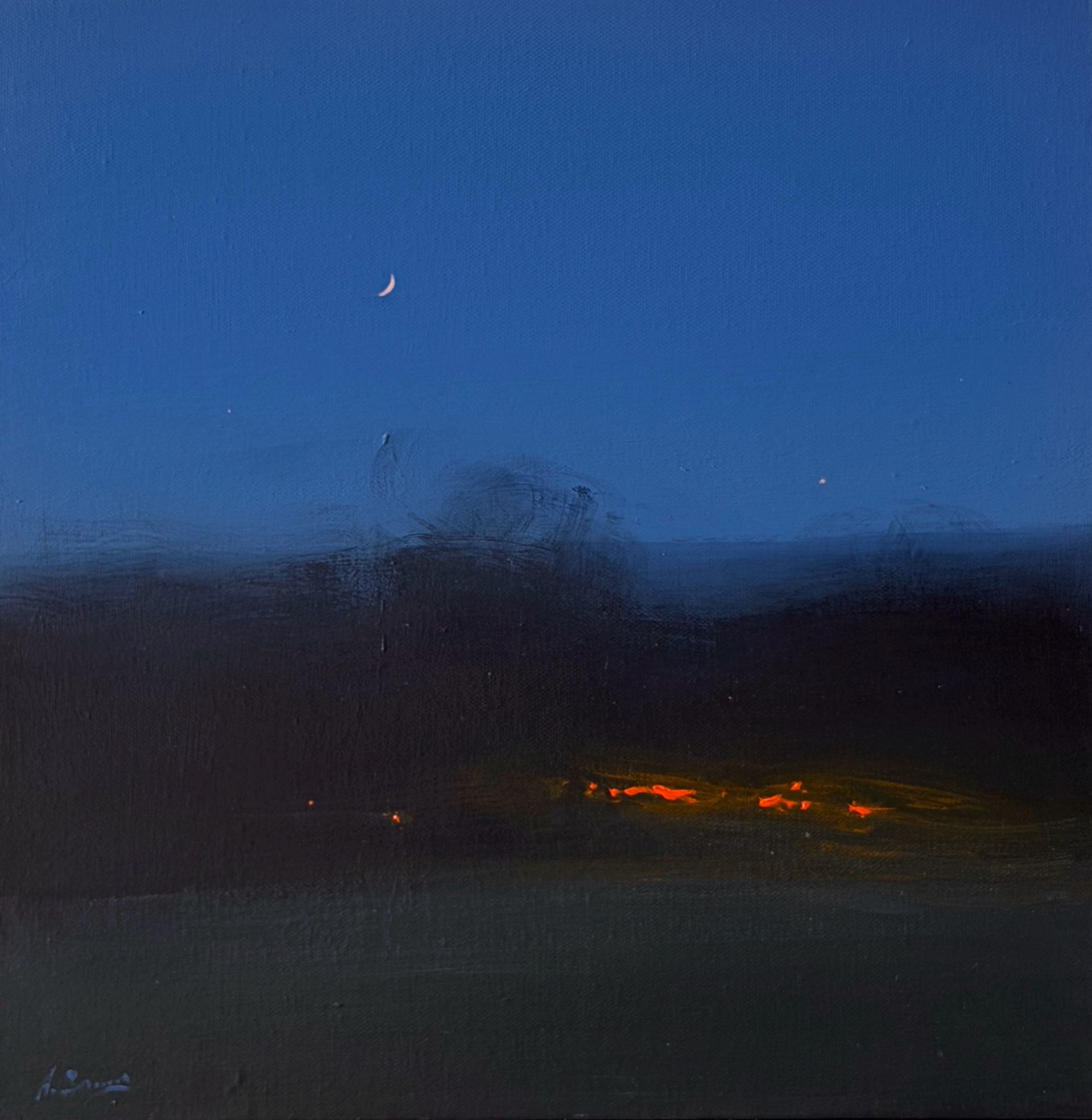 Александра Савина (Картина, живопись - 
                  40 x 40 см) Момент