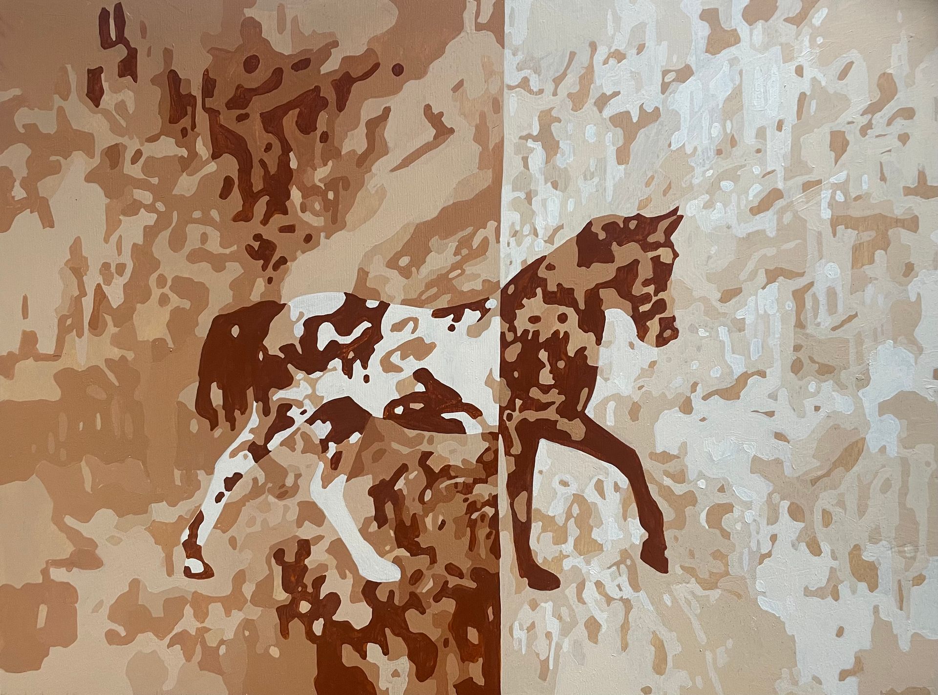 Виктория Никулочкина (Картина, живопись - 
                  40 x 30 см) Карамельная лошадь
