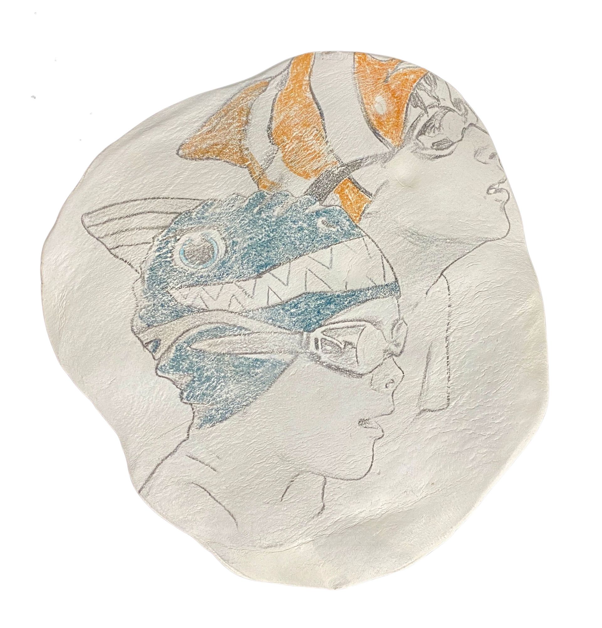 Надежда Воронцова (Объект - 
                  23 x 25 см) Акулята