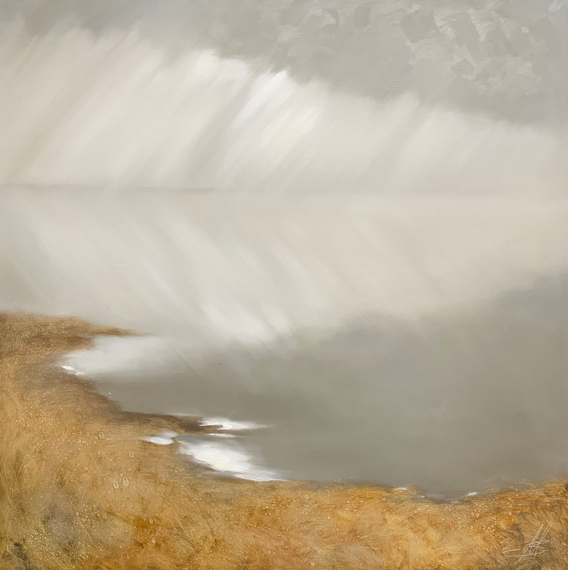 Анастасия Попова (Картина, живопись - 
                  100 x 100 см) И дождь, и солнце