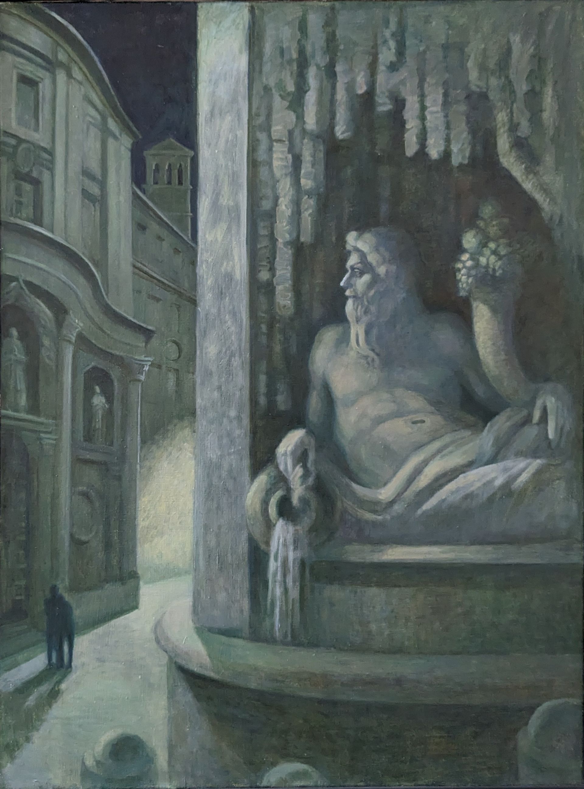 Екатерина Маланьина (Картина, живопись - 
                  75 x 100 см) Стражи Рима. Ночь