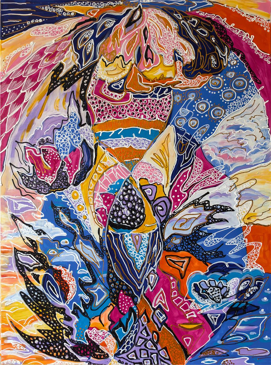 Ирина Шумская (Картина, живопись - 
                  60 x 80 см) Сердце вселенной