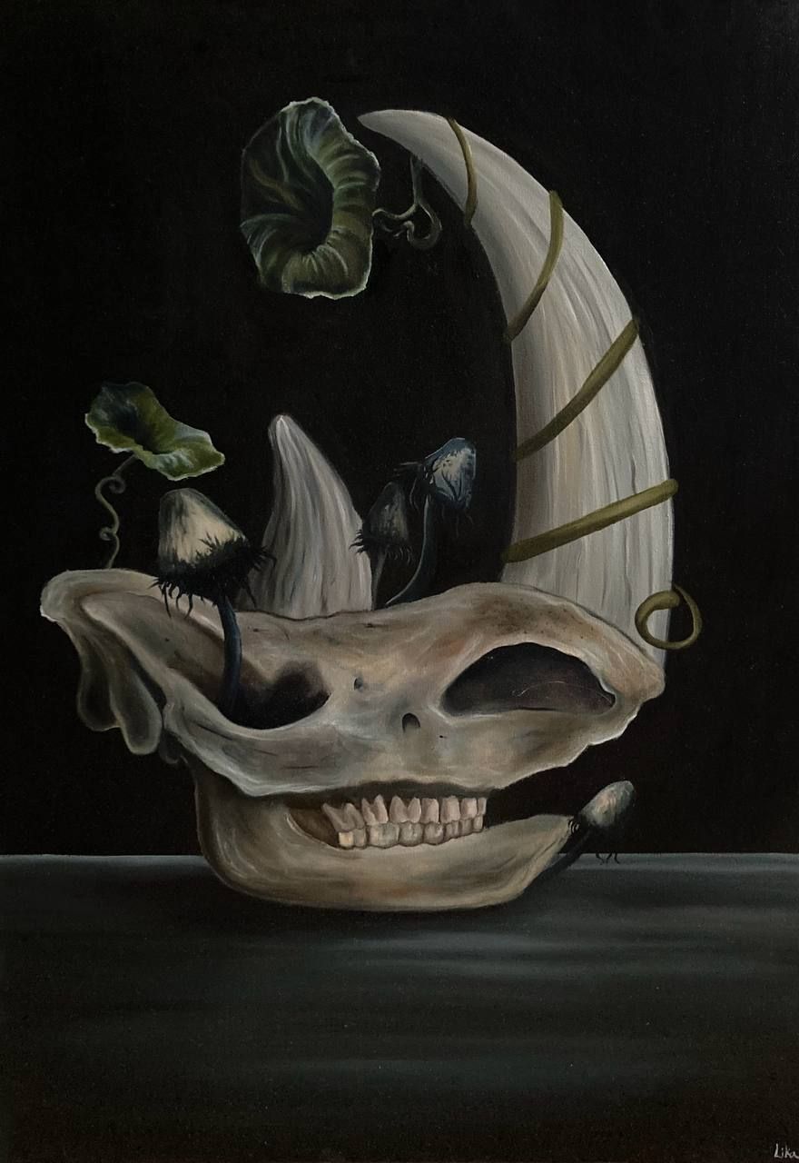 Лика Николаенко (Картина, живопись - 
                  50 x 70 см) Носорог