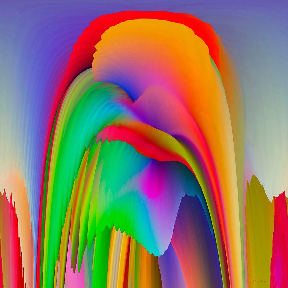 Марк Арно (Графика цифровая (принты) - 
                  50 x 50 см) Объятие