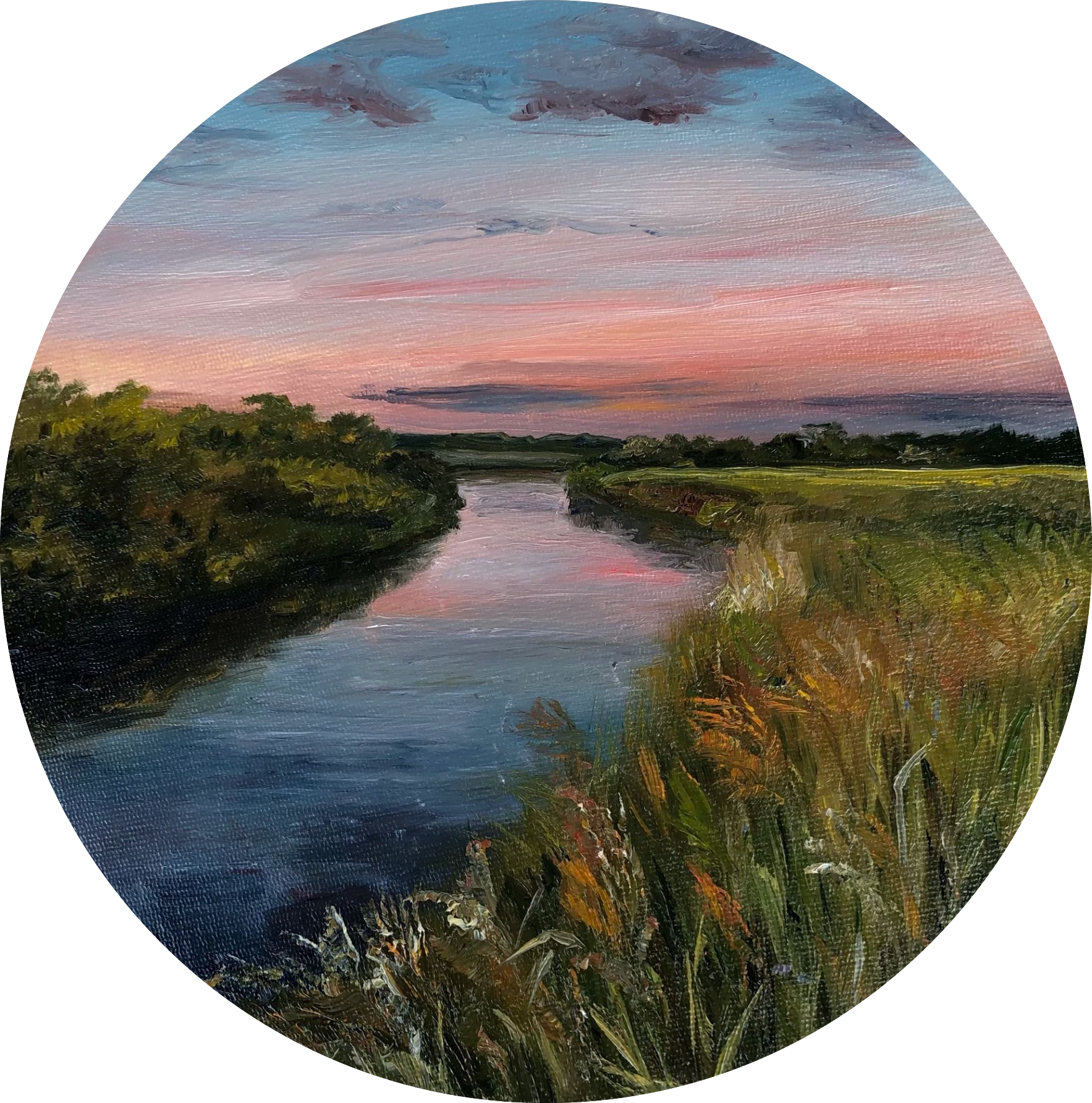 Маргарита Басалей (Картина, живопись - 
                  25 x 25 см) Прогулка