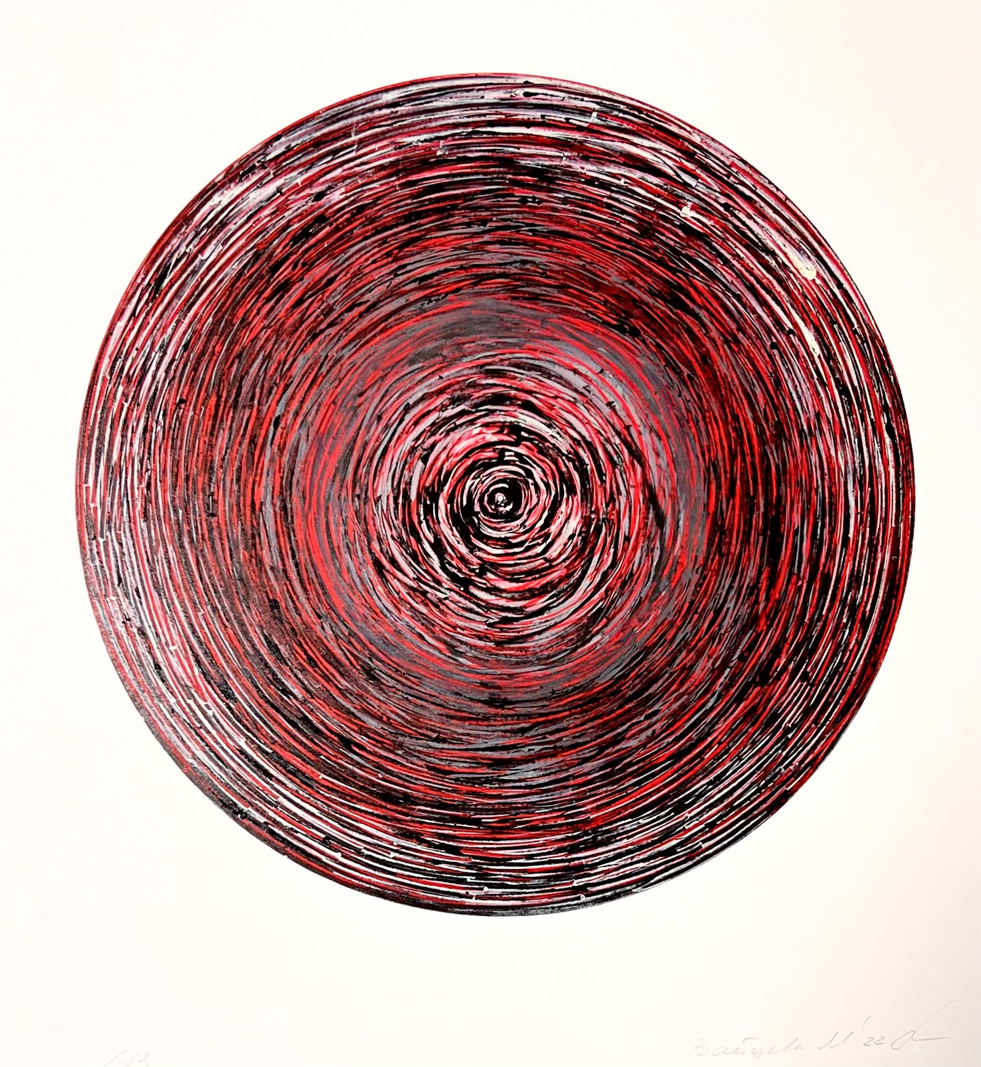 Мария Зайцева (Графика печатная - 
                  45 x 45 см) Из серии "Постоянство" №13