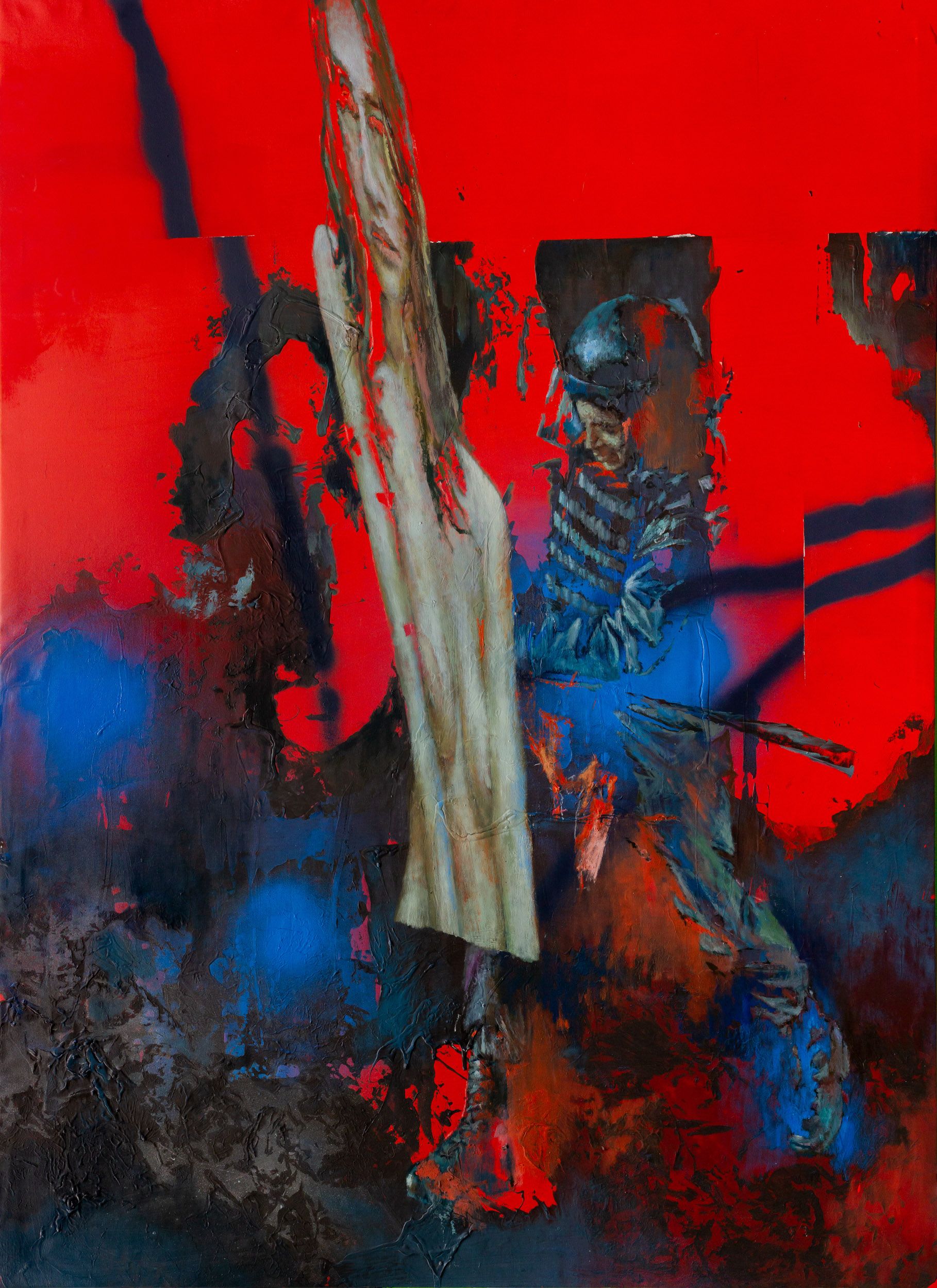 Роман Казус (Картина, живопись - 
                  120 x 165 см) Corpus Fatum V