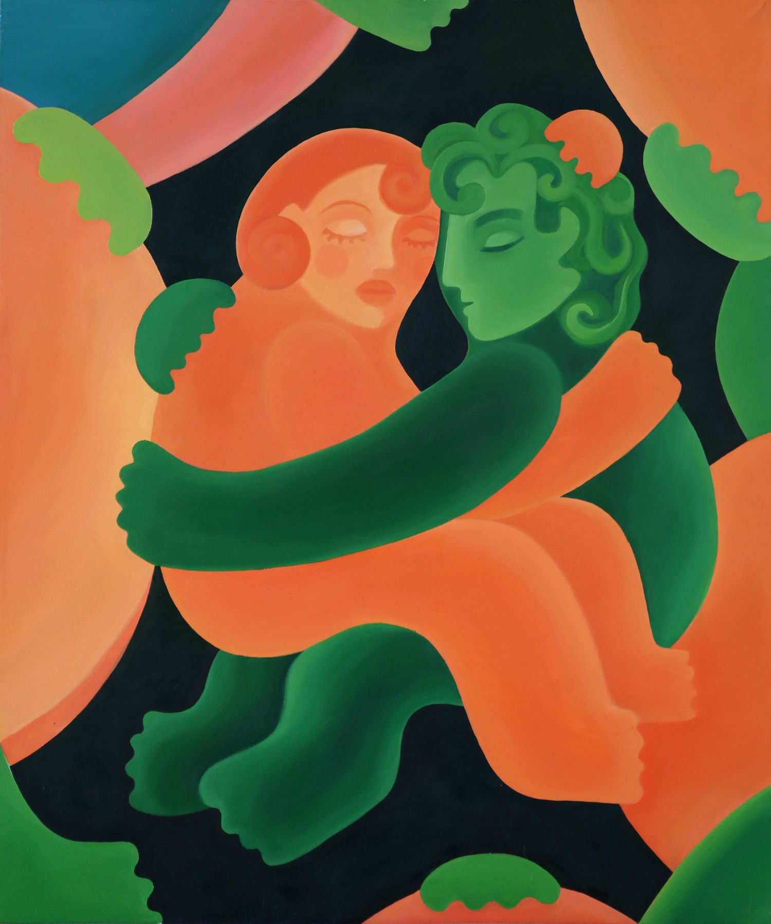 Анастасия Лимонова (Картина, живопись - 
                  60 x 70 см) Анима и Анимус