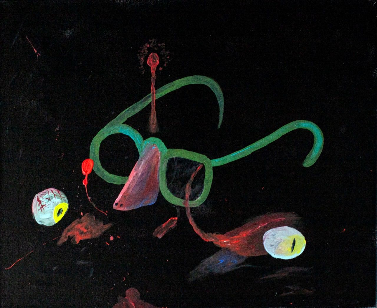 Родион Китаев (Картина, живопись - 
                  60 x 50 см) В яблочко