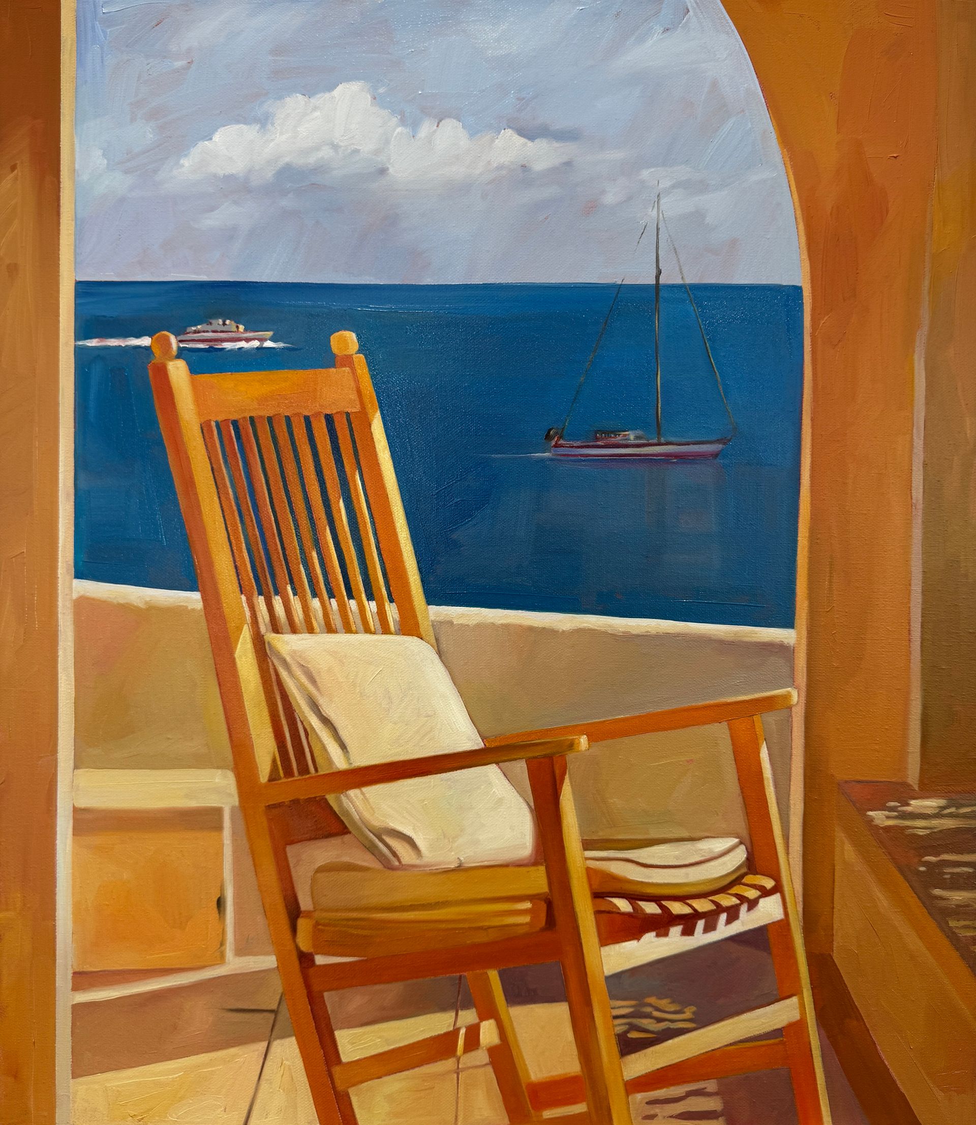 Алиса Дьякова (Картина, живопись - 
                  60 x 70 см) Внутренняя тишина