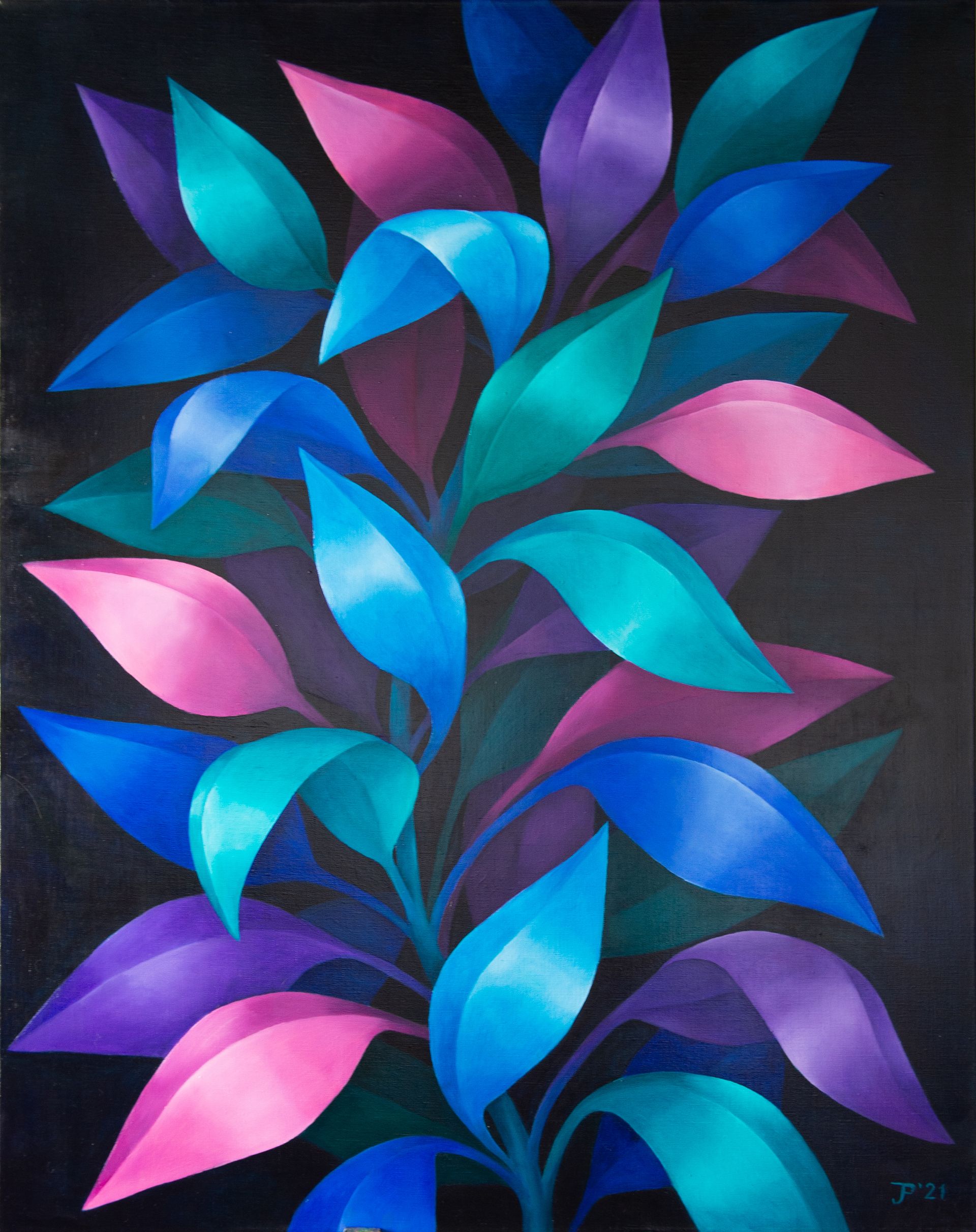 Юлия Пухова (Картина, живопись - 
                  70 x 90 см) Tropical 23