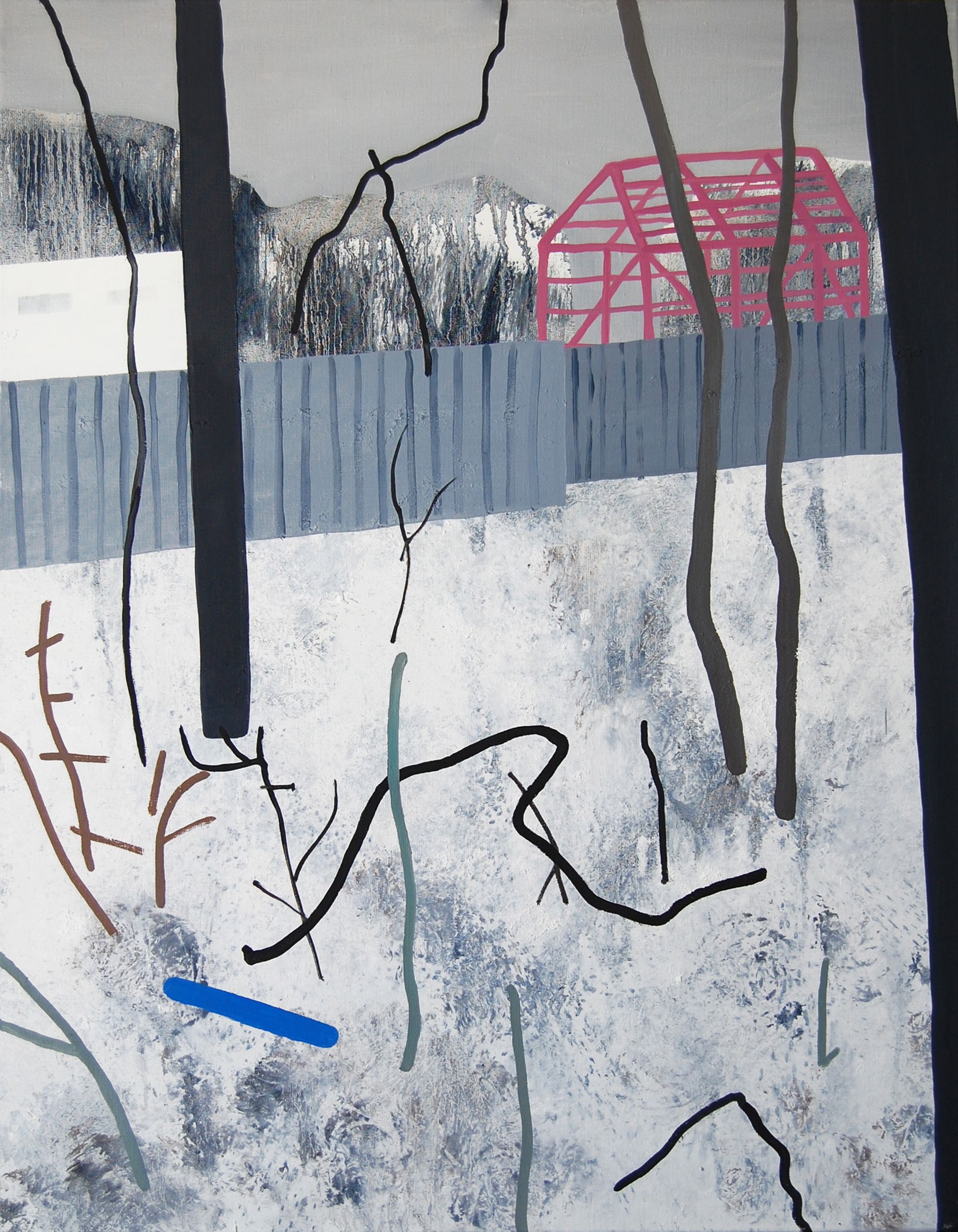 Анна Мельниченко (Картина, живопись - 
                  70 x 90 см) Зимний лес