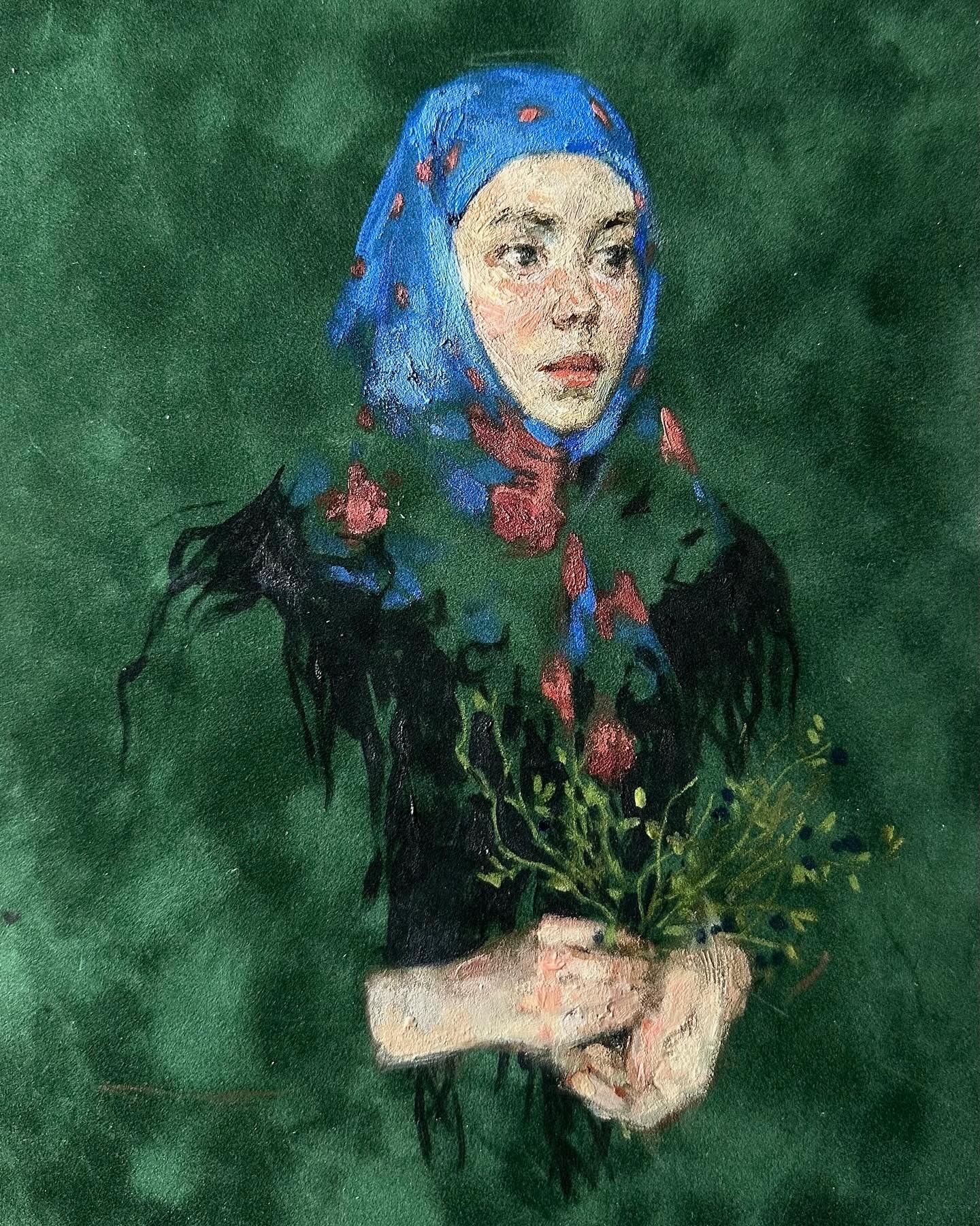 Алина Буглеева (Картина, живопись - 
                  25 x 30 см) Velvet