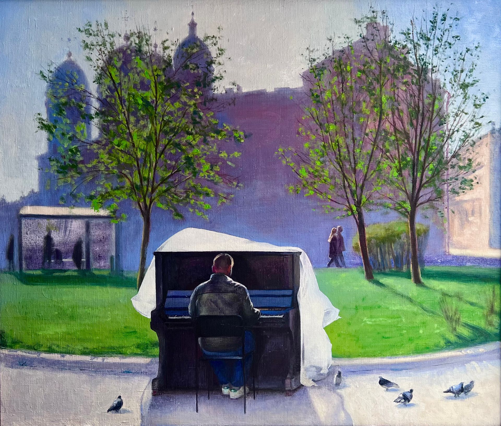 Алина Хоняк (Картина, живопись - 
                  70 x 60 см) Поэтический Петербург