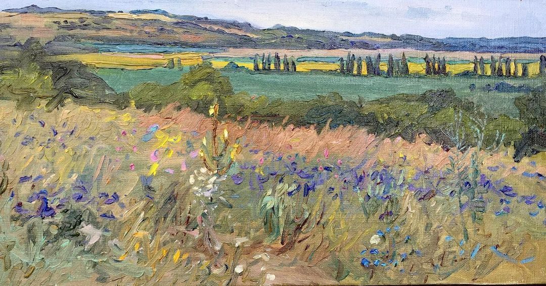 Ольга Семченко (Картина, живопись - 
                  50.5 x 30.5 см) Поля Покровского