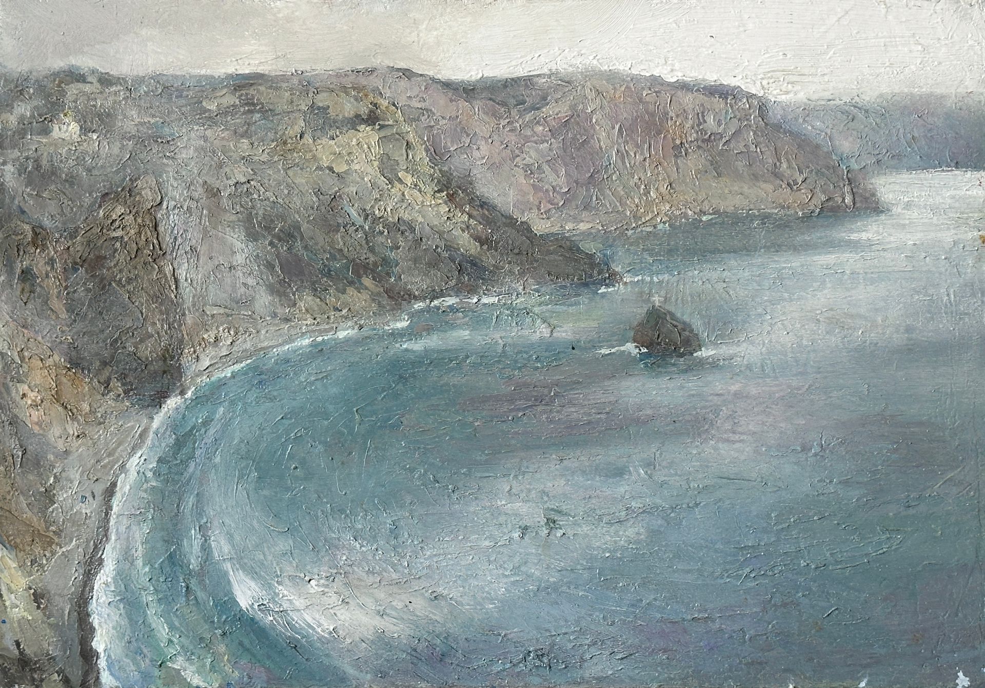Илья Хахарев (Картина, живопись - 
                  50 x 35 см) Фиолент