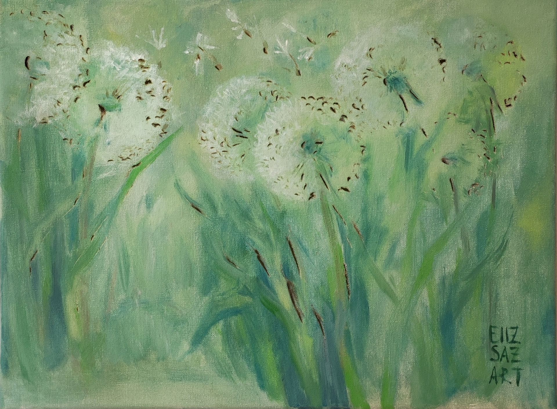 Елизавета Сазонова (Картина, живопись - 
                  40 x 30 см) Полет