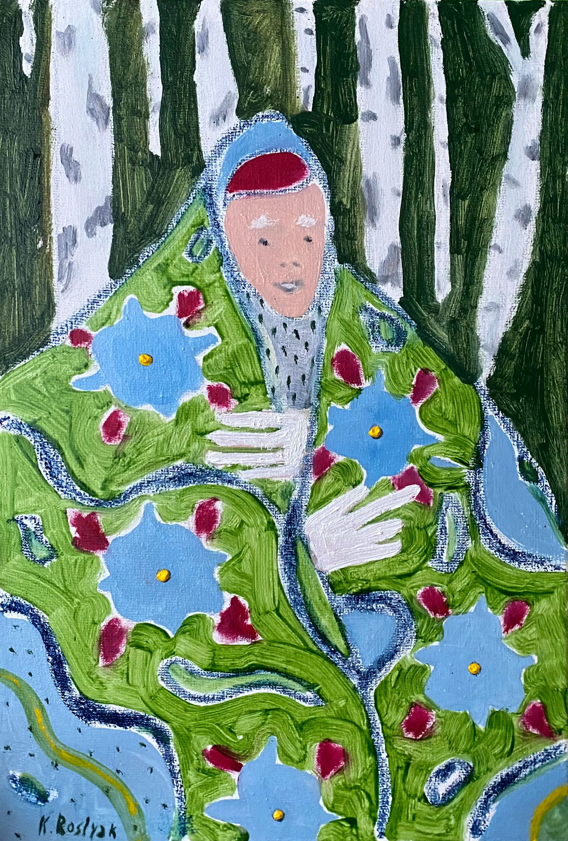 Каролина Росляк (Картина, живопись - 
                  20 x 30 см) Холодно