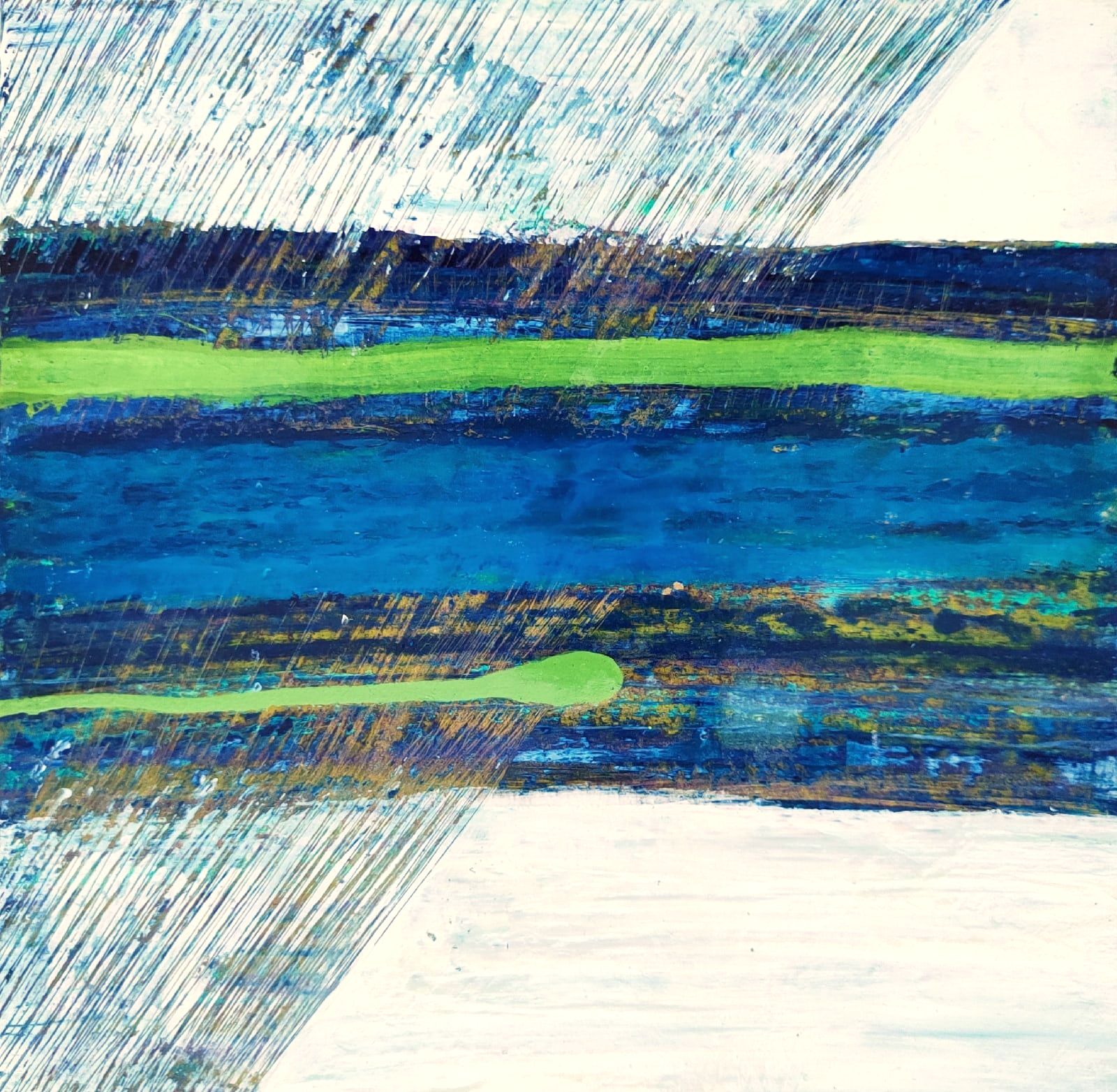 Варвара Голланд (Картина, живопись - 
                  30.5 x 30.5 см) Поток