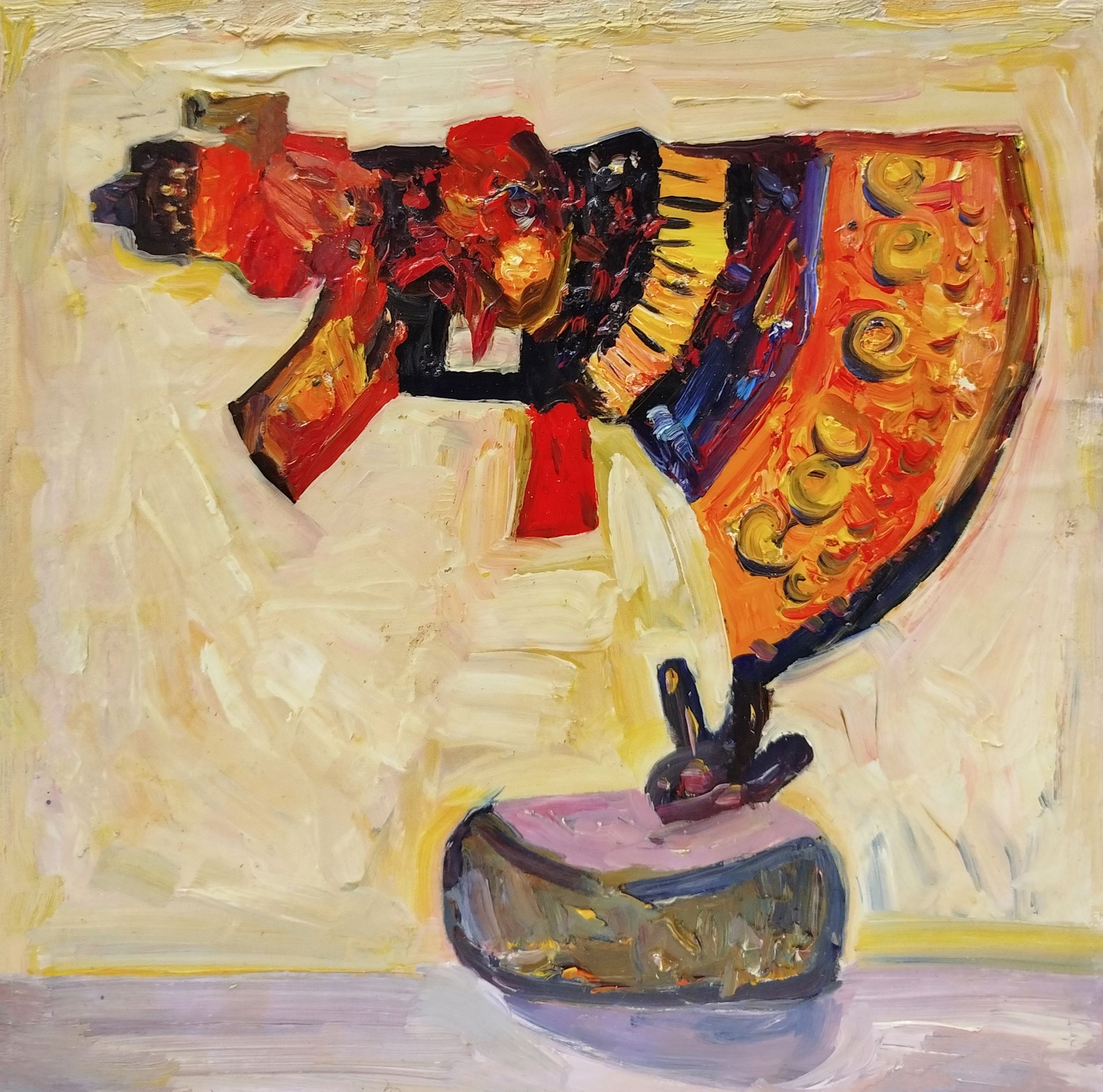 Денис Козловский (Картина, живопись - 
                  21 x 21 см) Чебурид. Эскиз