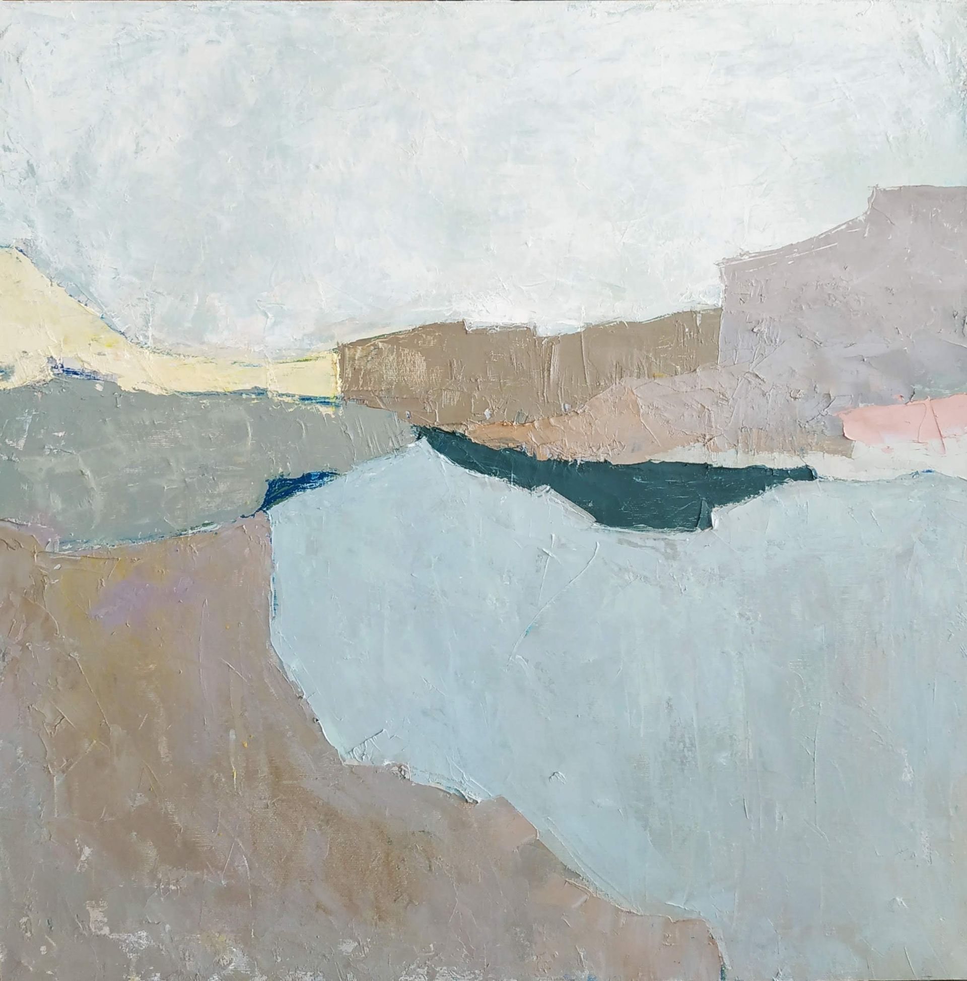 Виктория Шворень (Картина, живопись - 
                  65 x 65 см) Озеро