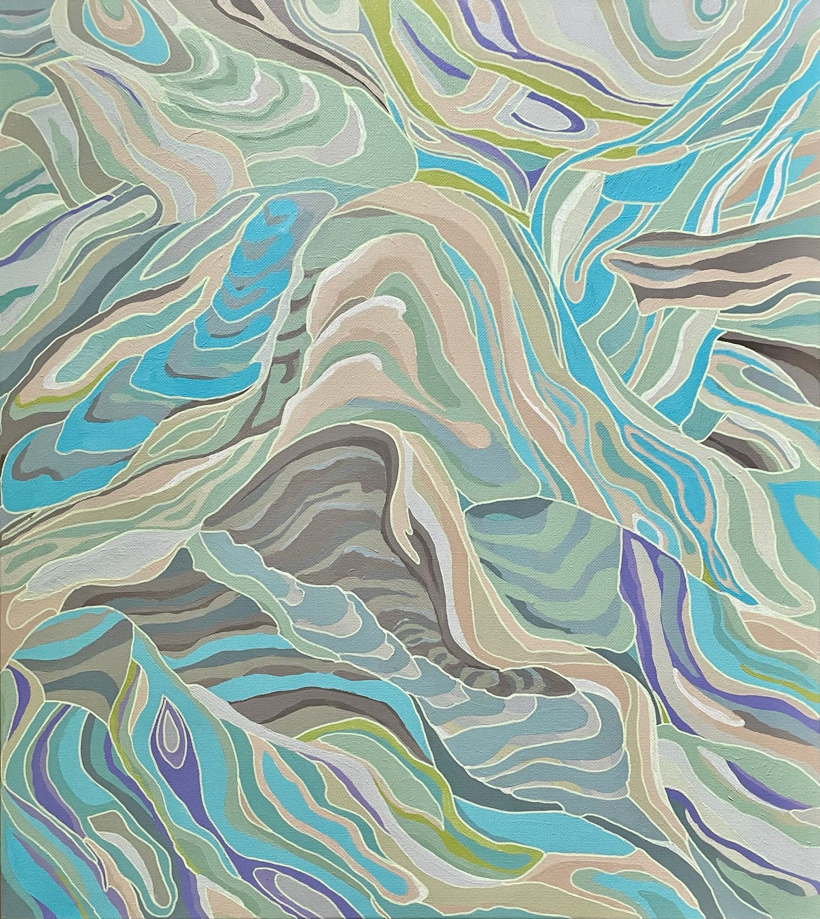 Марина Астахова (Картина, живопись - 
                  80 x 90 см) RICE