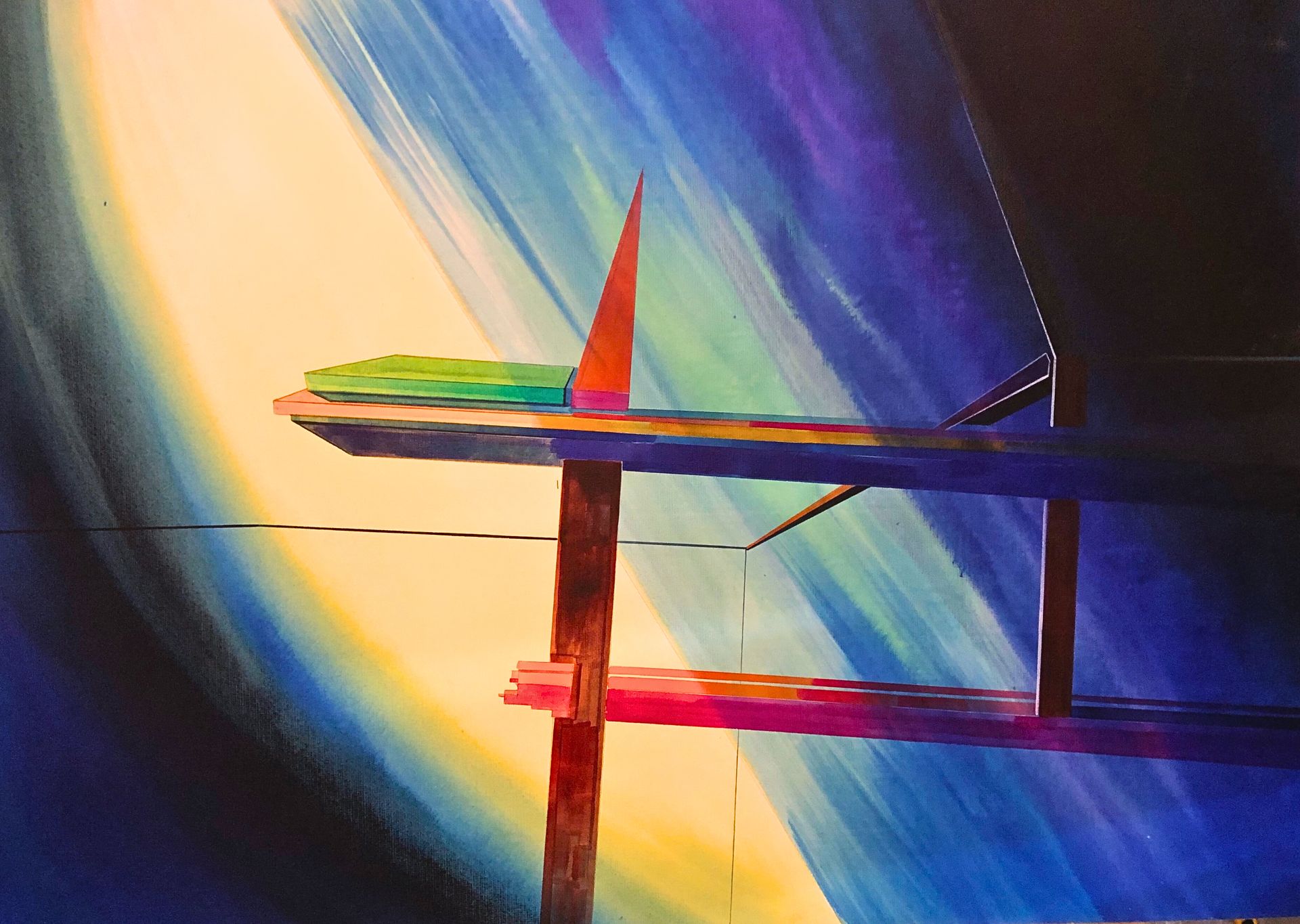 Сергей Лоцманов (Авторская графика - 
                  95 x 70 см) Без названия