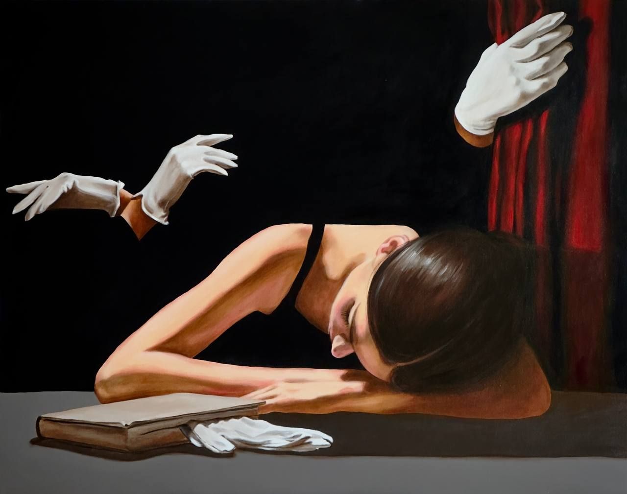 Татьяна Вафина (Картина, живопись - 
                  140 x 110 см) Вдохновение