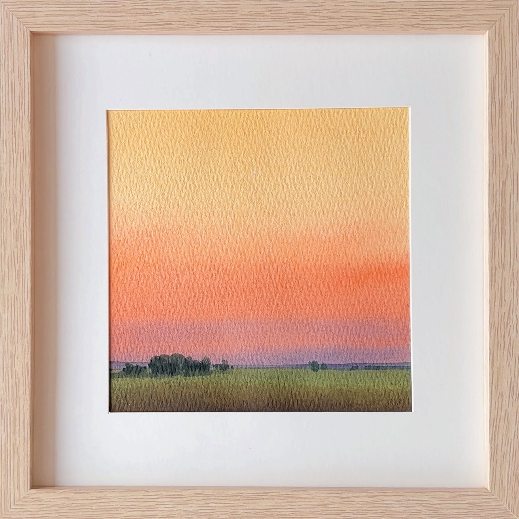 Александра Савина (Авторская графика - 
                  22 x 22 см) Степь