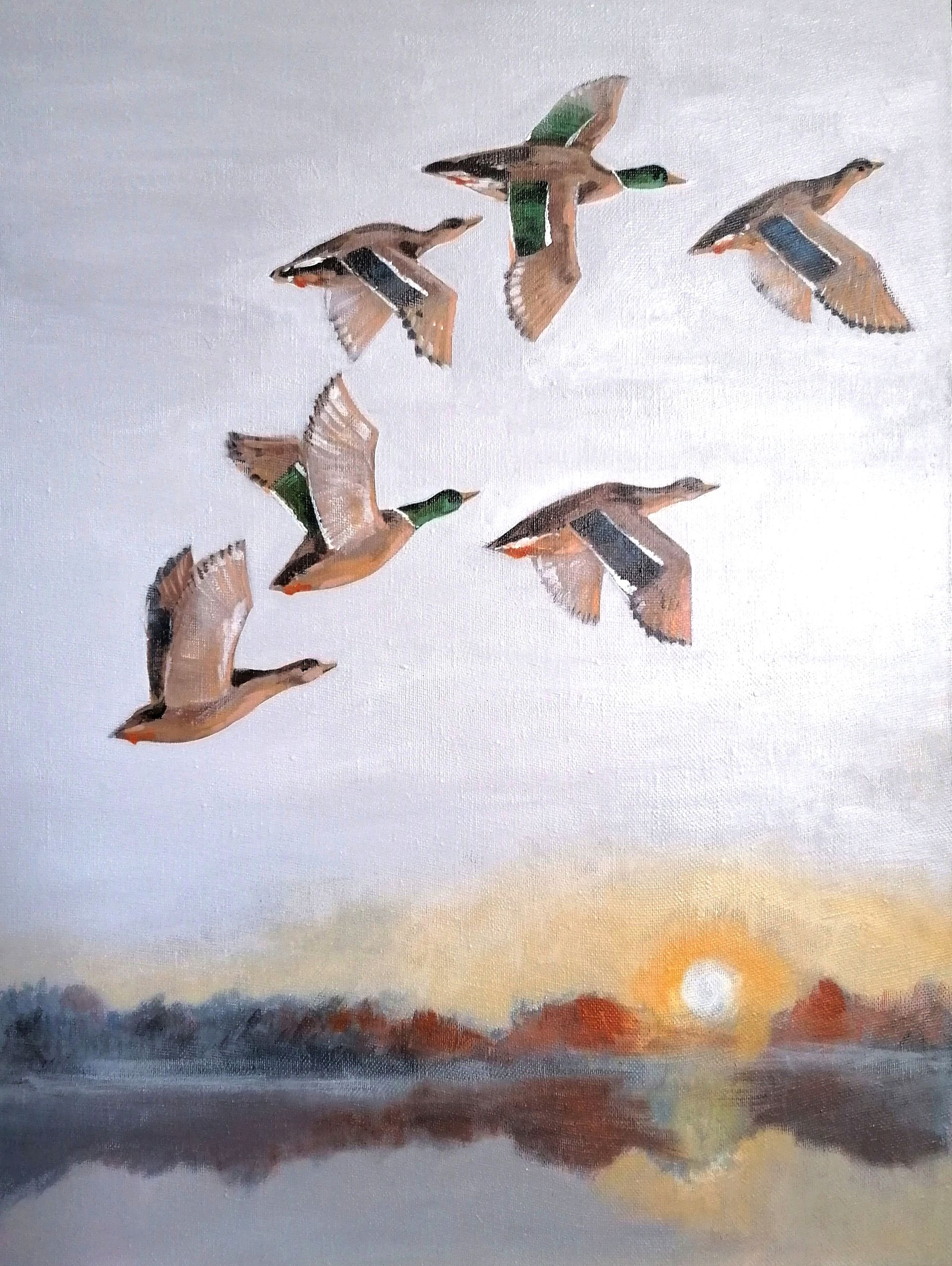 Юлия Куртова (Картина, живопись - 
                  60 x 80 см) Прохлада