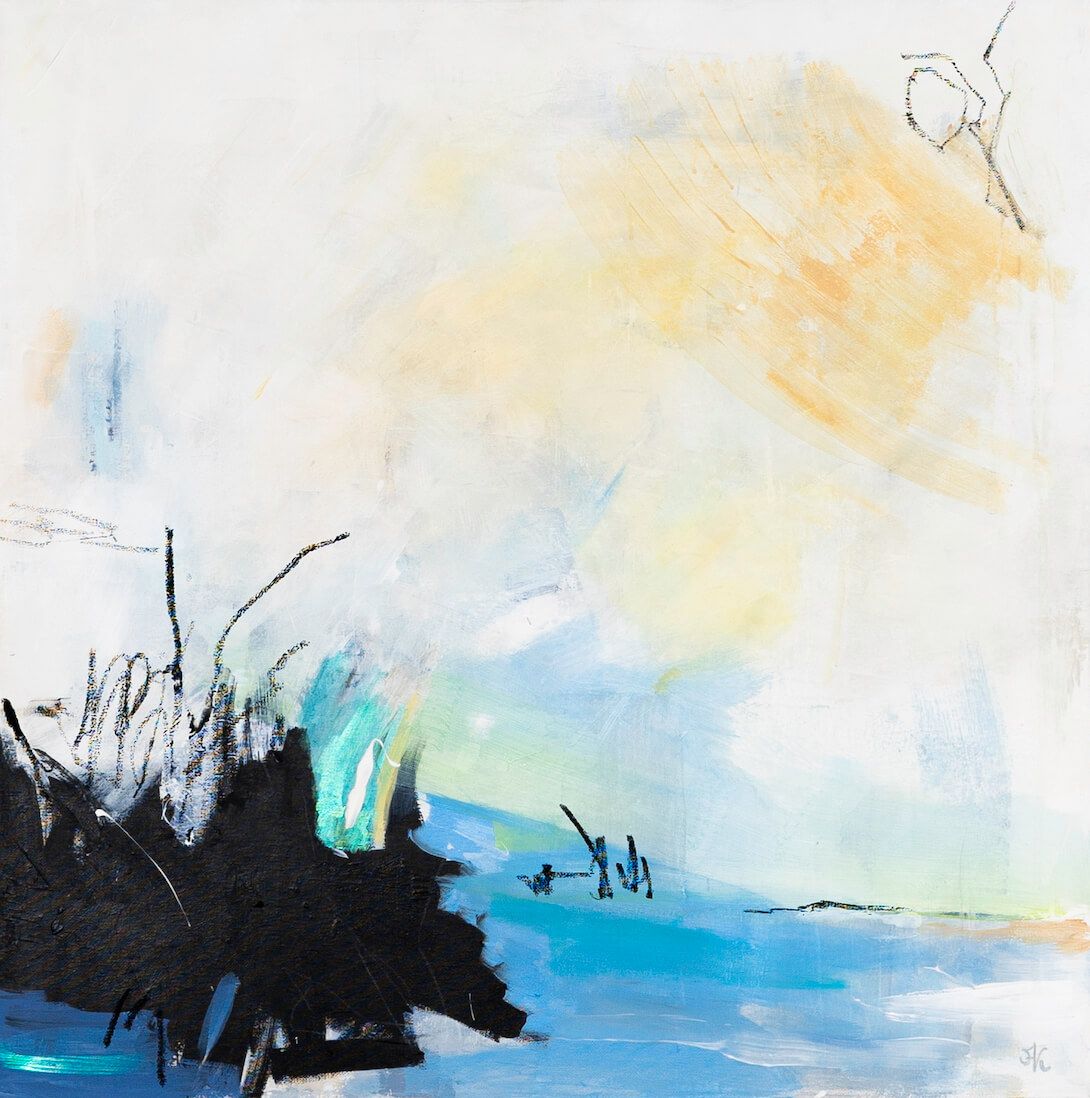 Кристина Агельская (Картина, живопись - 
                  60 x 60 см) Little big ocean