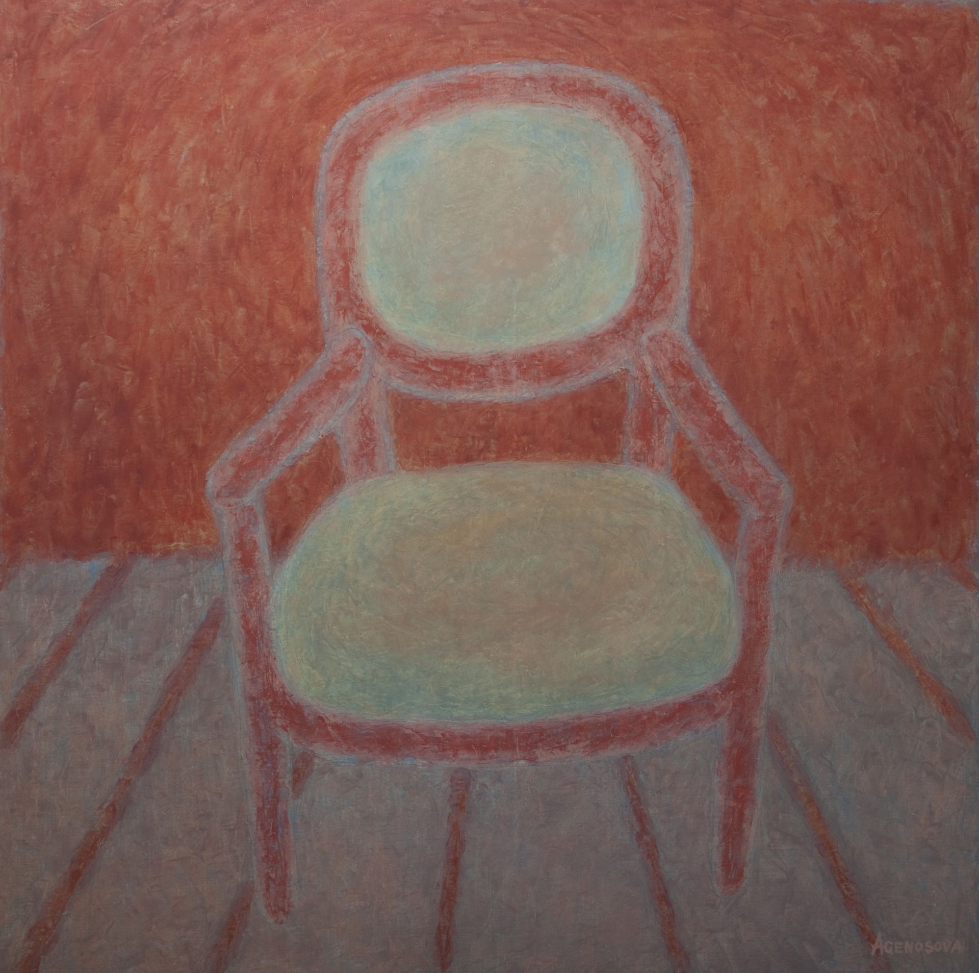 Юлия Агеносова (Картина, живопись - 
                  100 x 100 см) Без тебя