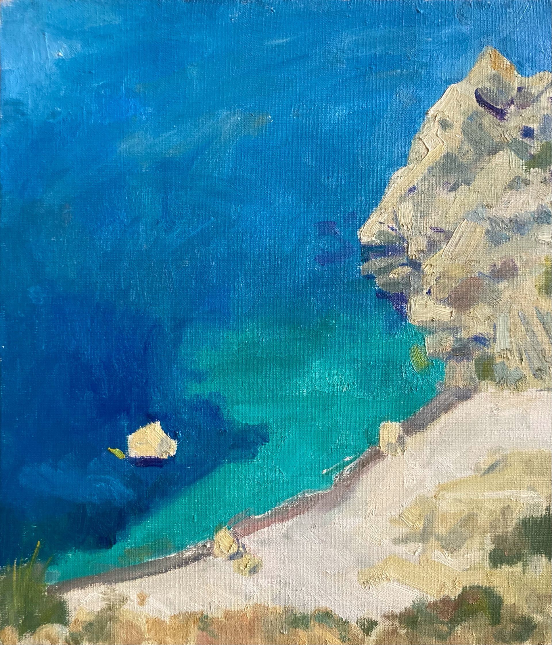 Люсинэ Туманян (Картина, живопись - 
                  35 x 40.5 см) Берег