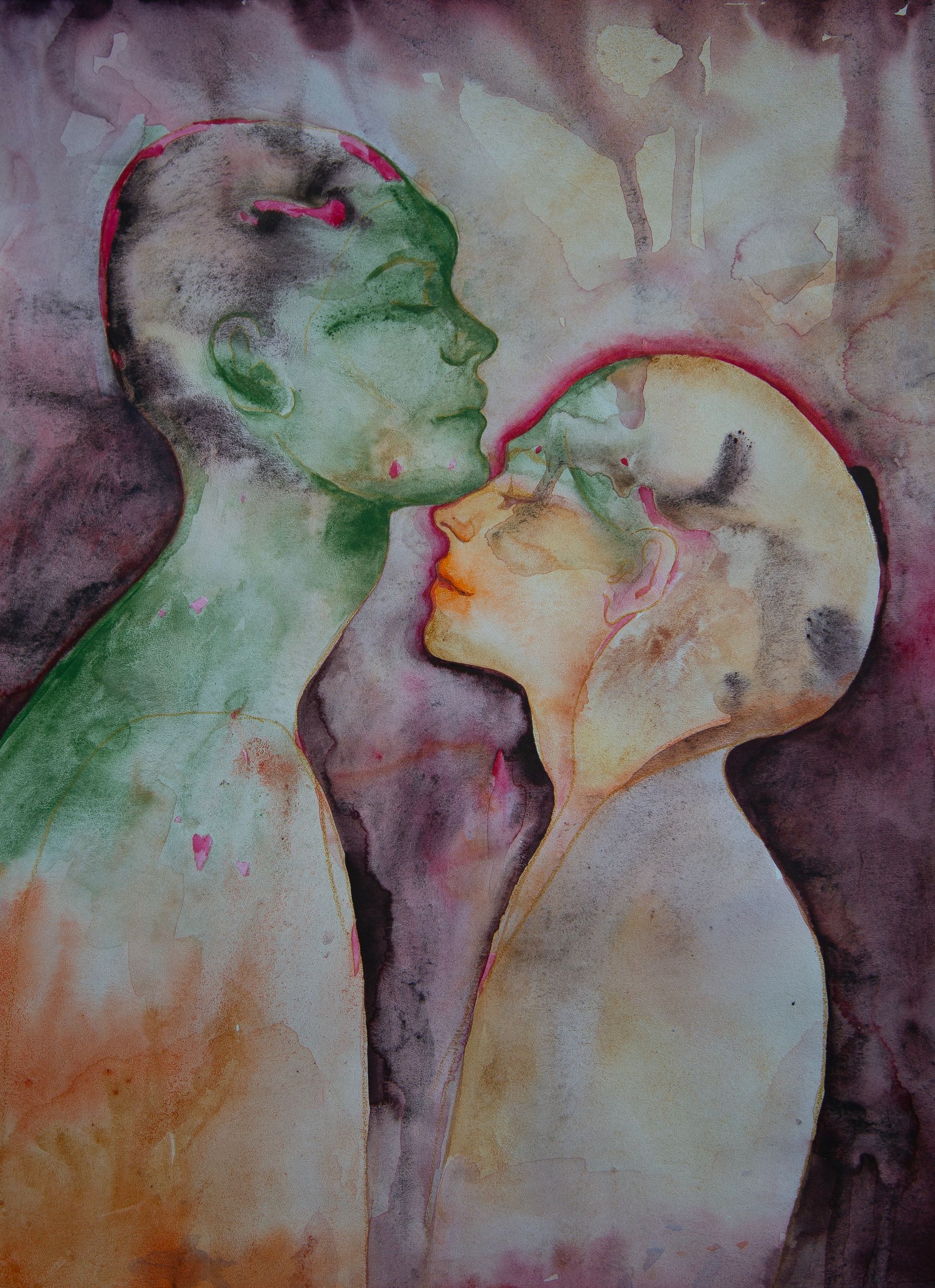 Елизавета Журавлева (Авторская графика - 
                  29 x 40 см) Единение