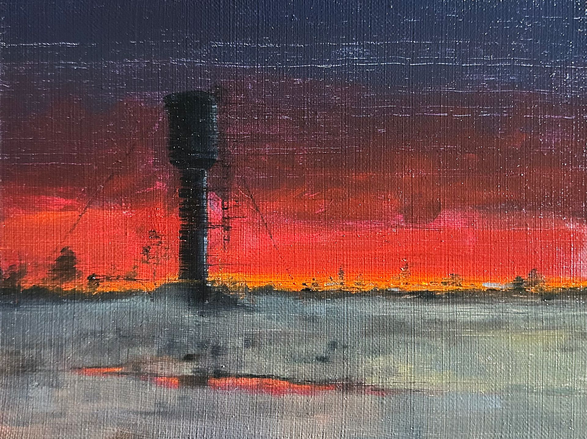 Данила Даренских (Картина, живопись - 
                  24 x 18 см) Башня