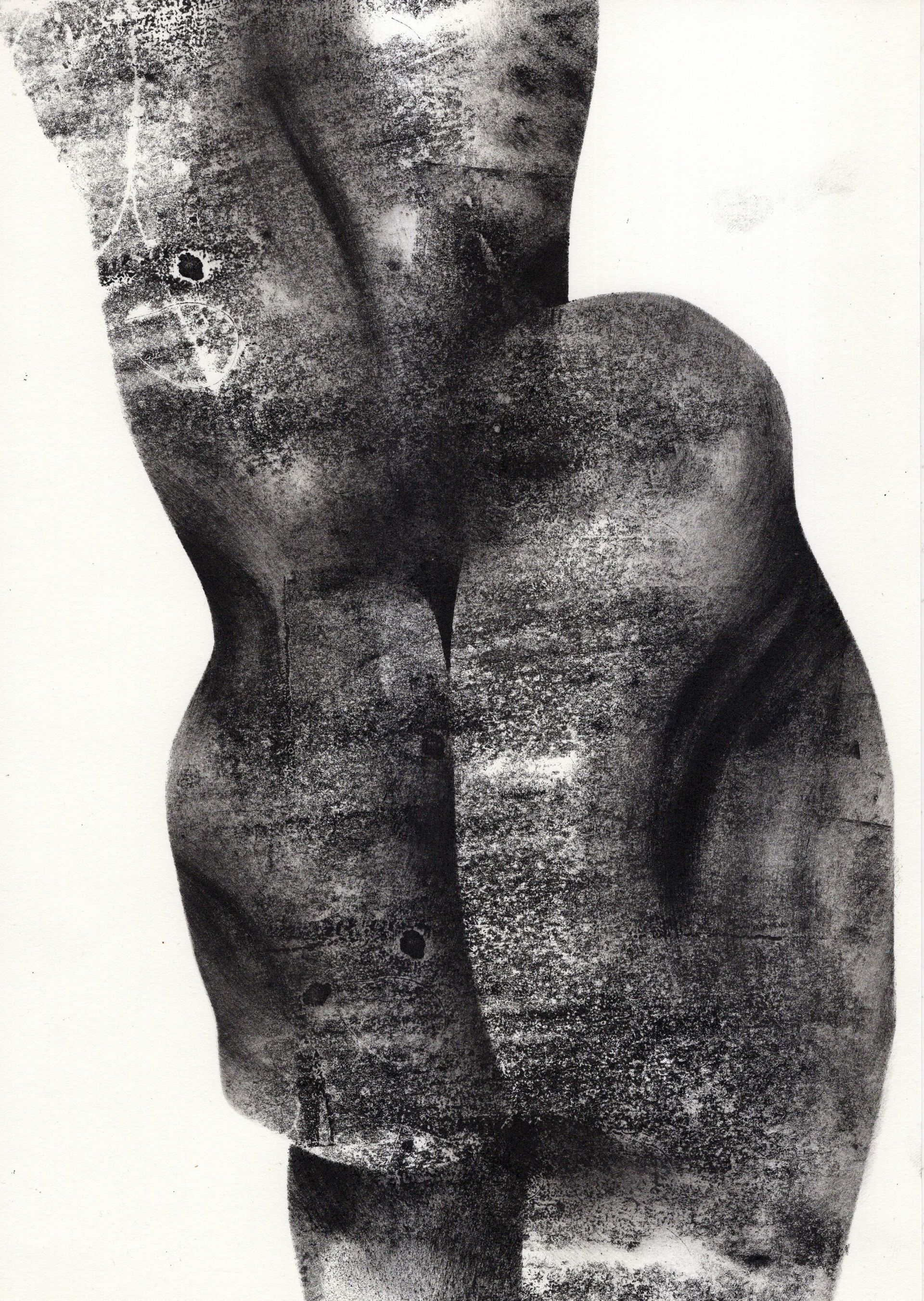 Тася Василькова (Авторская графика - 
                  21 x 29.7 см) Спина