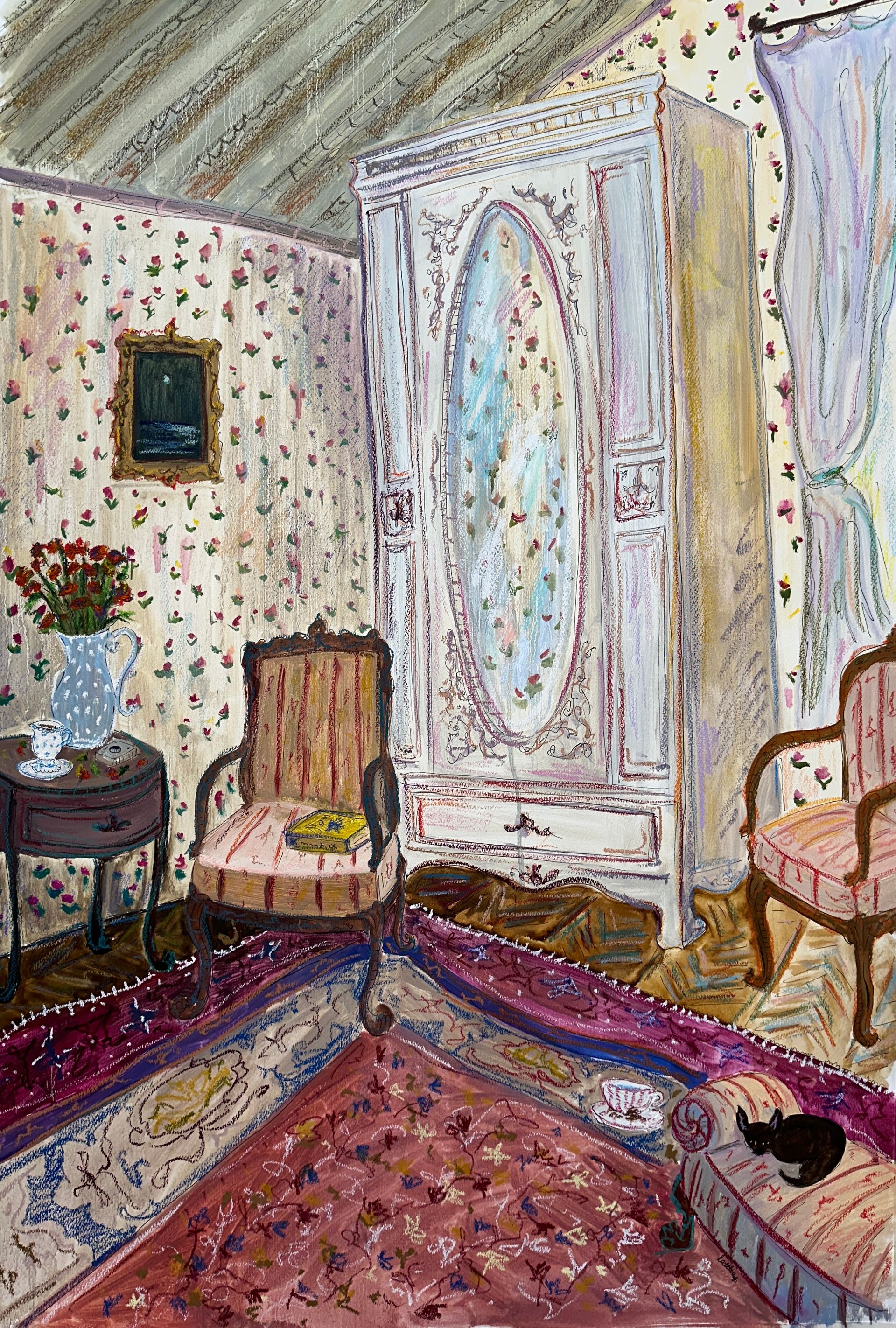 Катя Афонина (Картина, живопись - 
                  70 x 100 см) Sofi